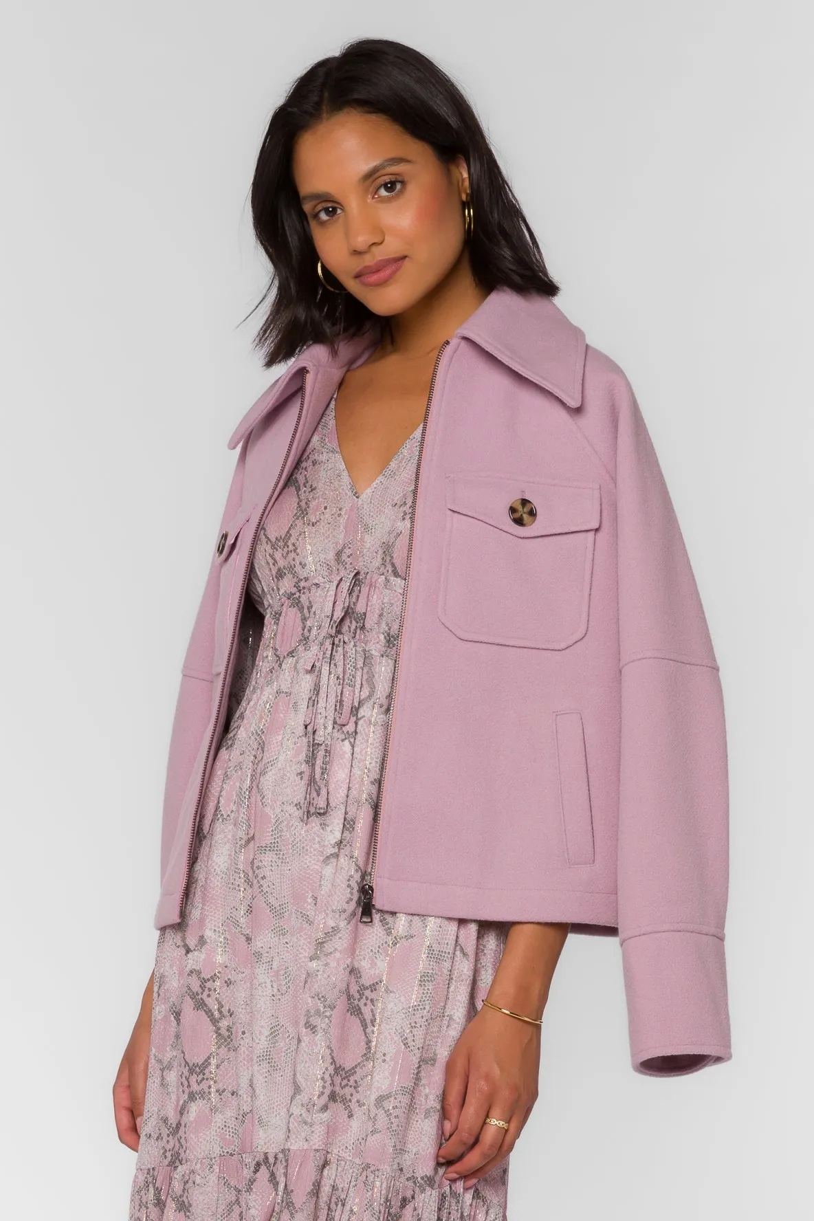 Stassi Muted Mauve Jacket sold by Velvet Heart
