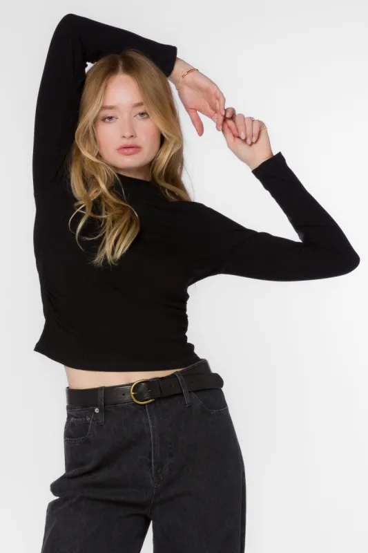 Kamari Black Top sold by Velvet Heart