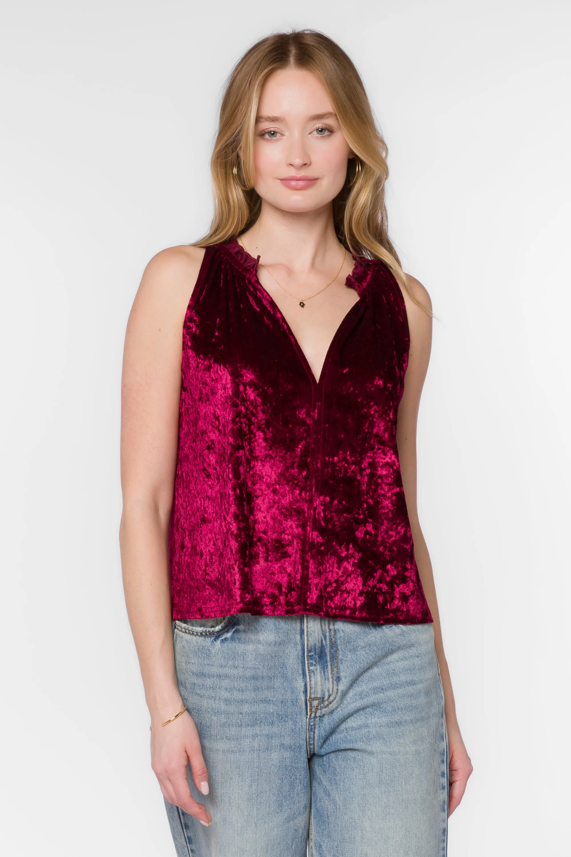 Jaylah Cabernet Top sold by Velvet Heart product image thumbnail 3