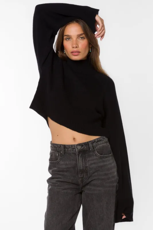 Oaklynn Black Sweater sold by Velvet Heart