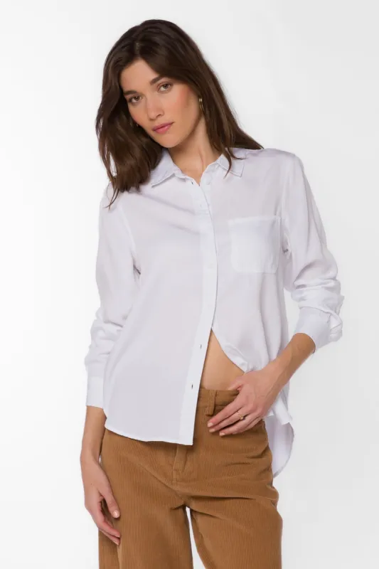 Bennett Optic White Shirt sold by Velvet Heart