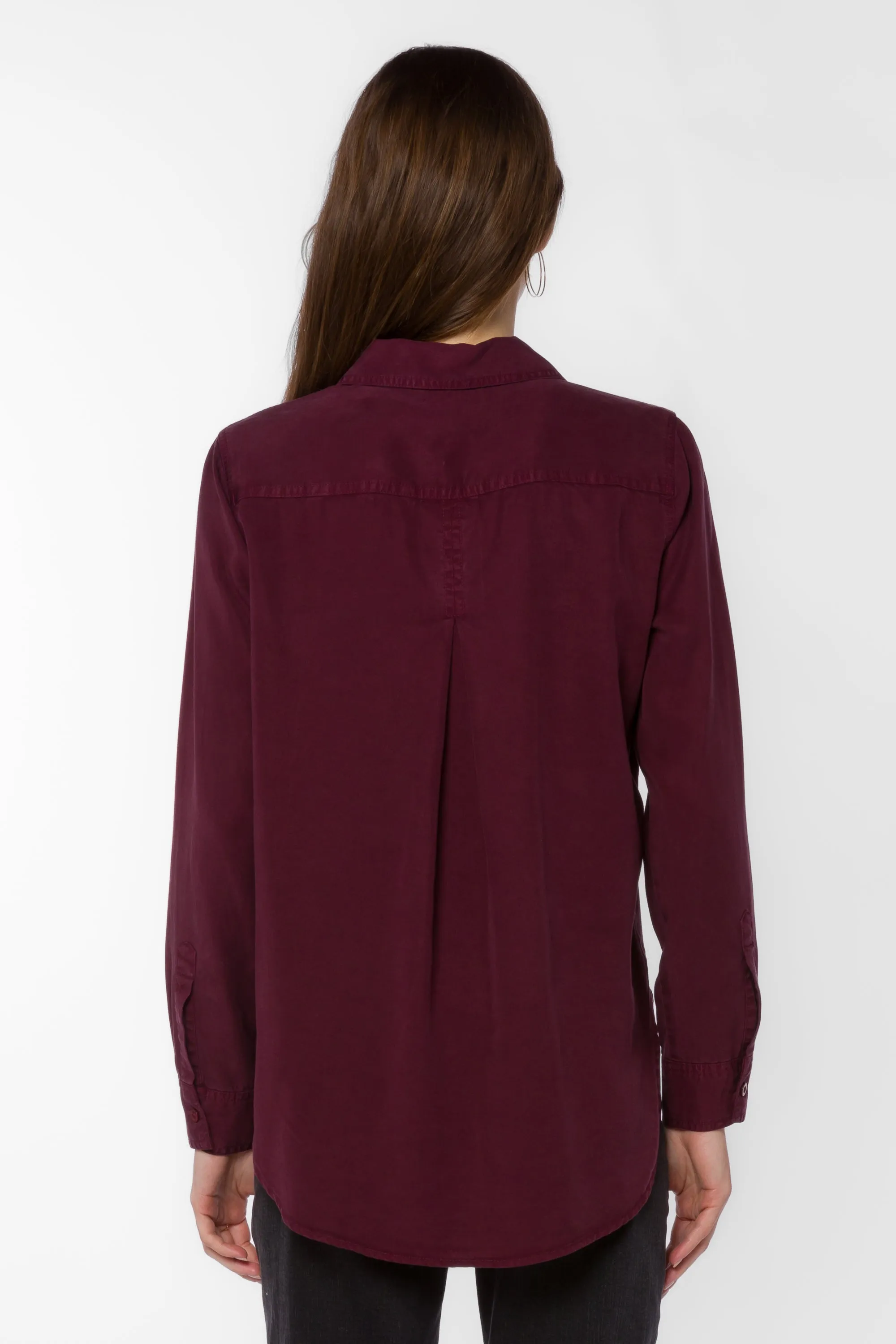 Bennett Prune Shirt sold by Velvet Heart product image thumbnail 4