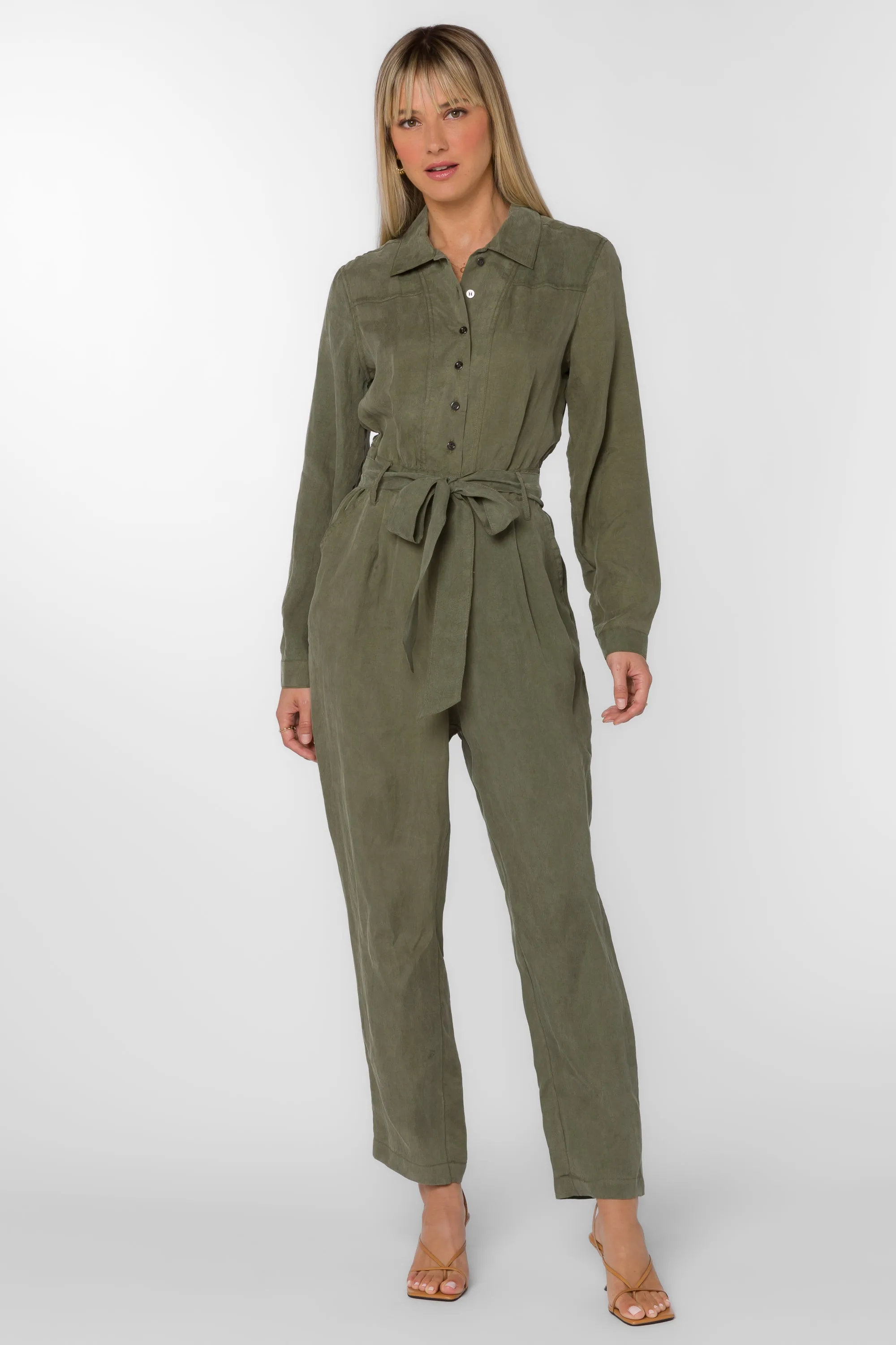 Arkin Olive Jumpsuit sold by Velvet Heart product image thumbnail 3