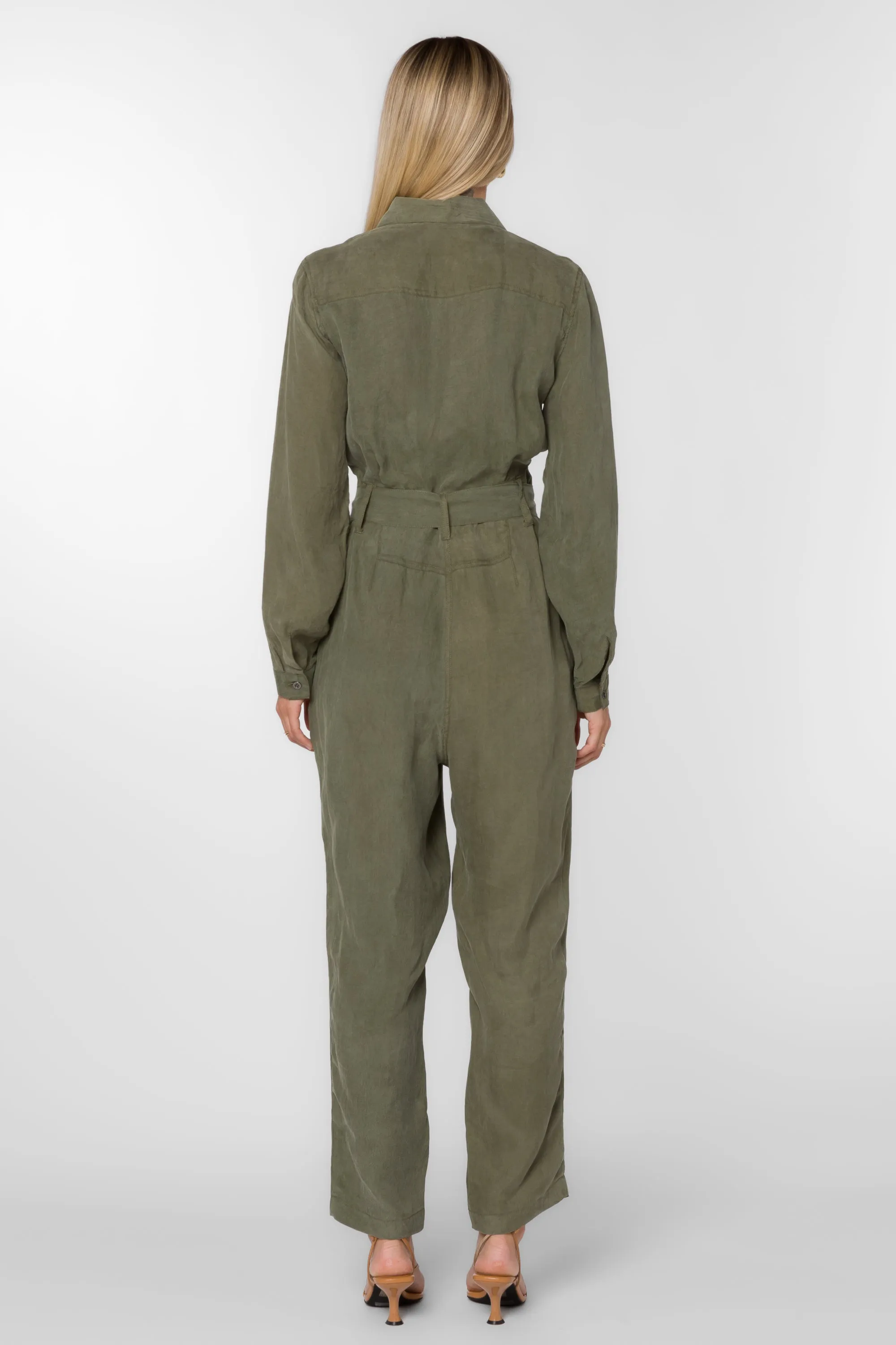 Arkin Olive Jumpsuit sold by Velvet Heart product image thumbnail 4