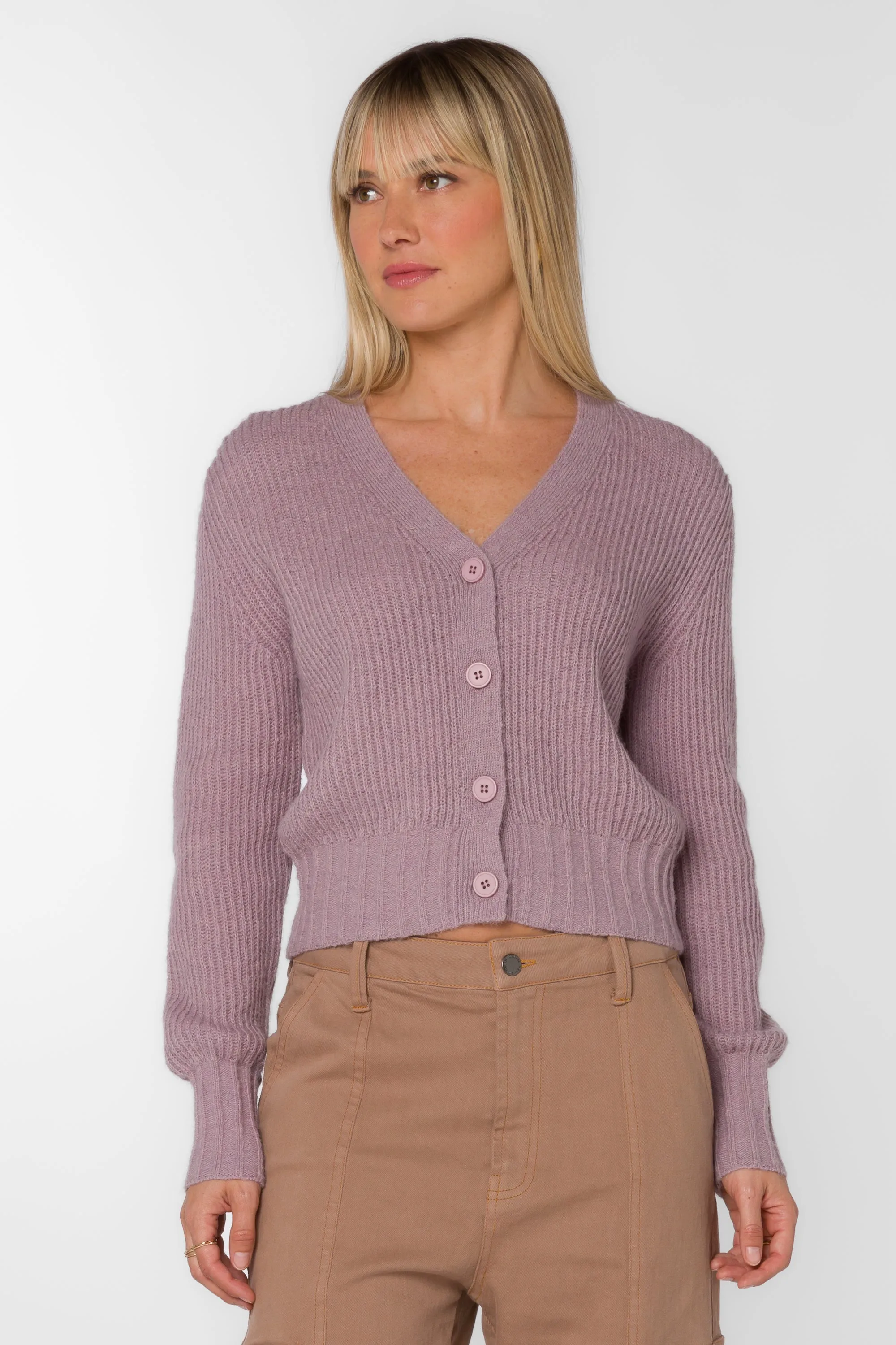 Sunshine Muted Mauve Cardigan sold by Velvet Heart product image thumbnail 4