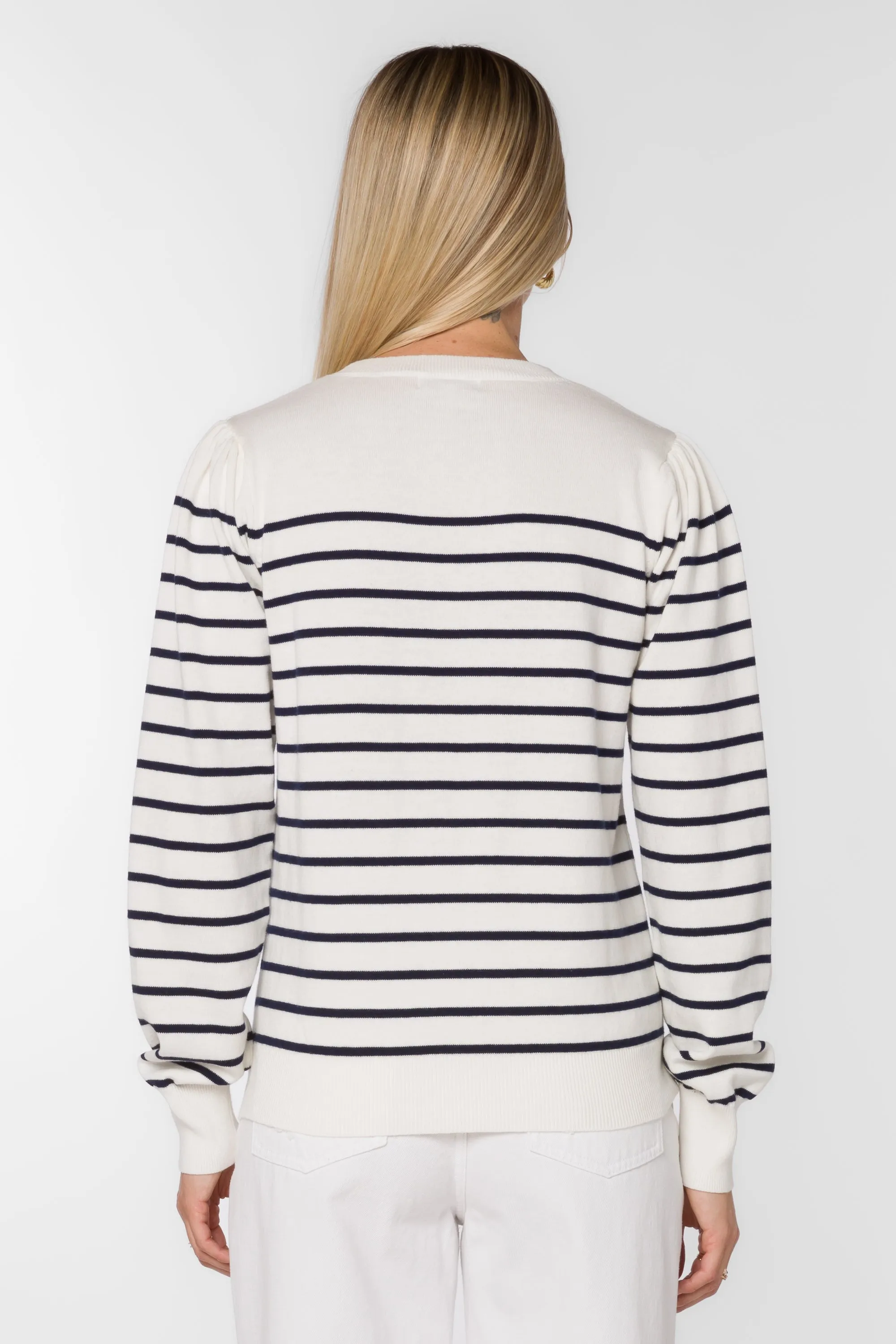 Serissa Navy Stripe Sweater sold by Velvet Heart product image thumbnail 5