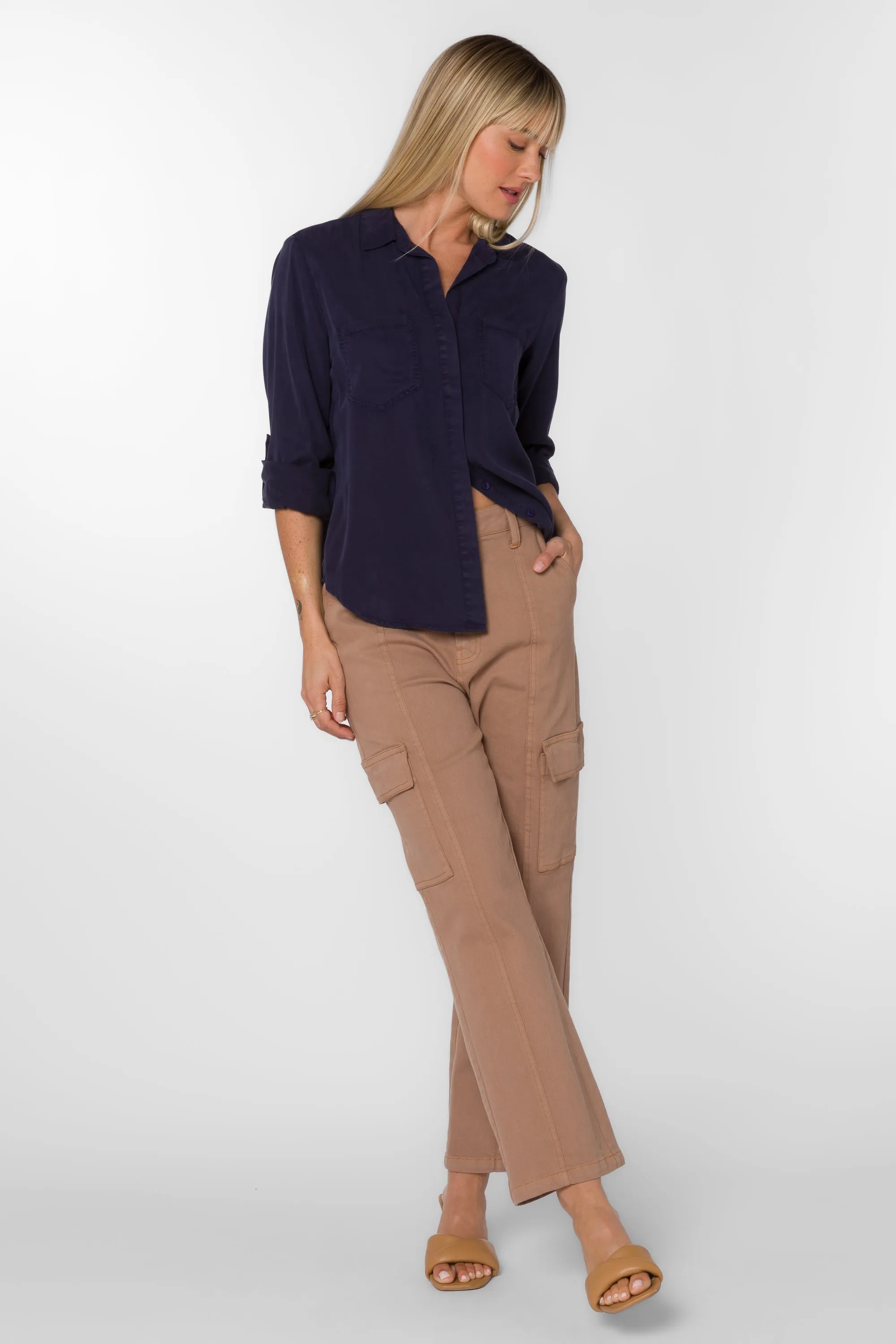 Riley Midnight Navy Shirt sold by Velvet Heart product image thumbnail 2