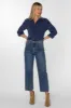 Talma Navy Shirt sold by Velvet Heart