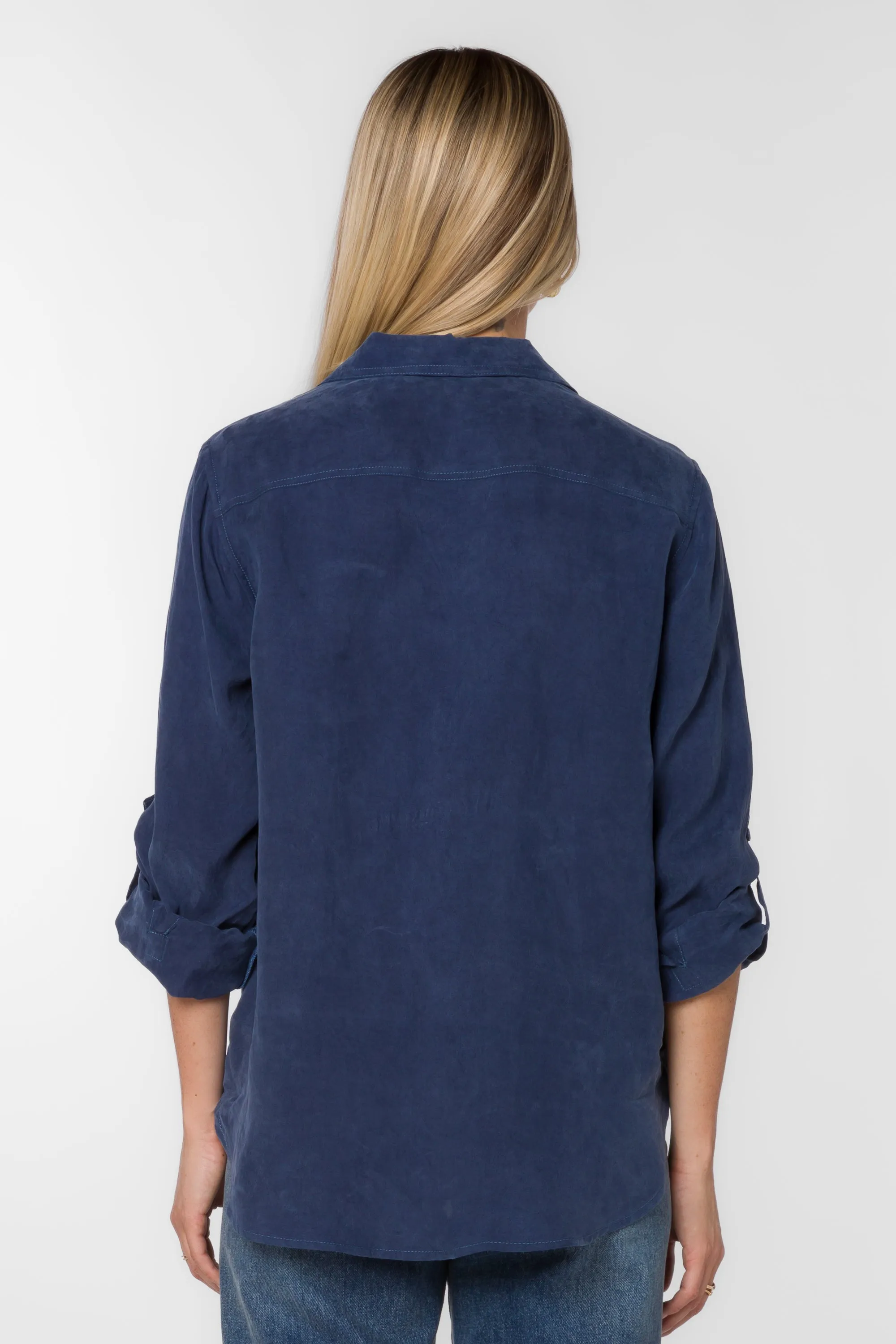 Talma Navy Shirt sold by Velvet Heart product image thumbnail 5