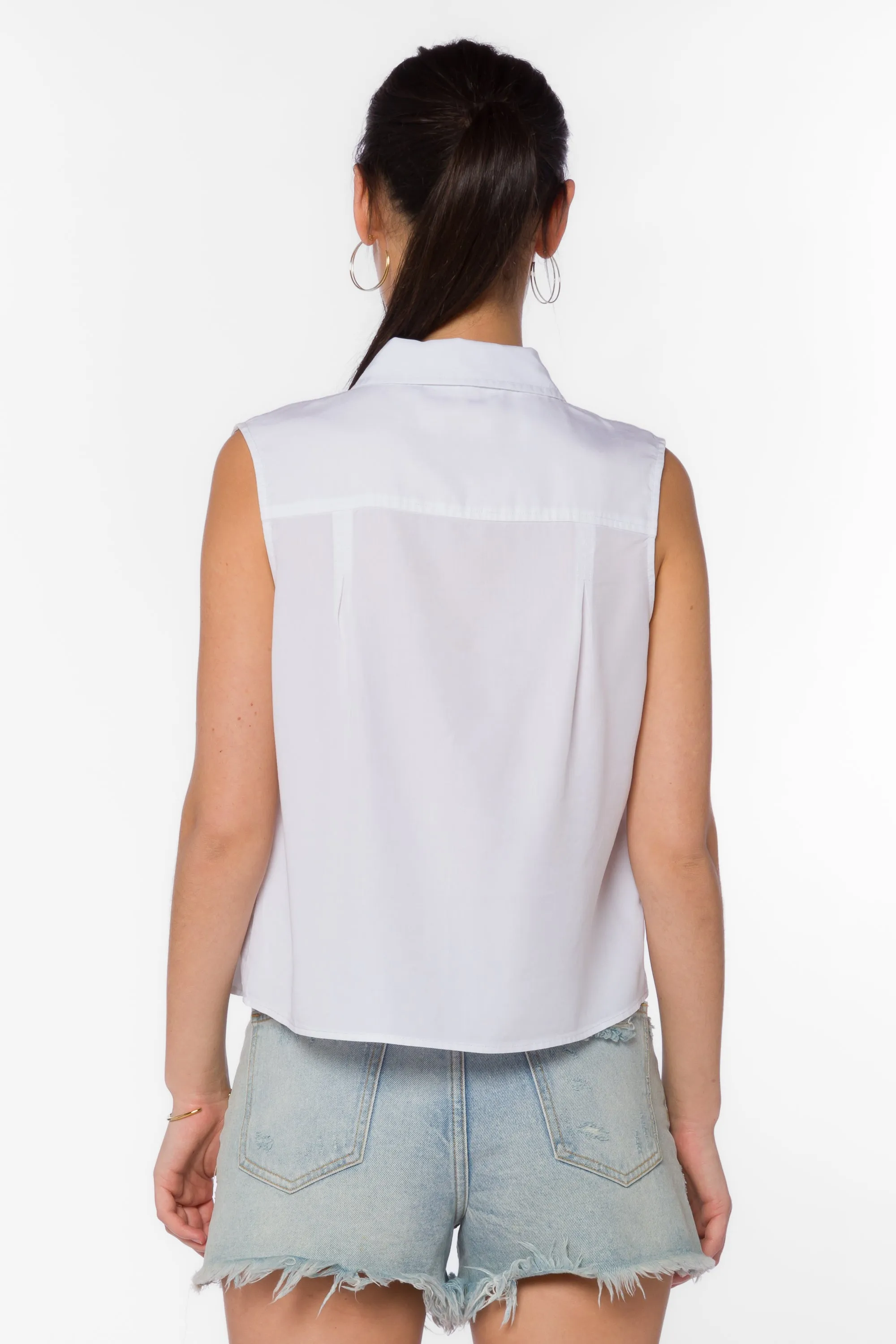 Rosana White Tencel™ Shirt sold by Velvet Heart product image thumbnail 4