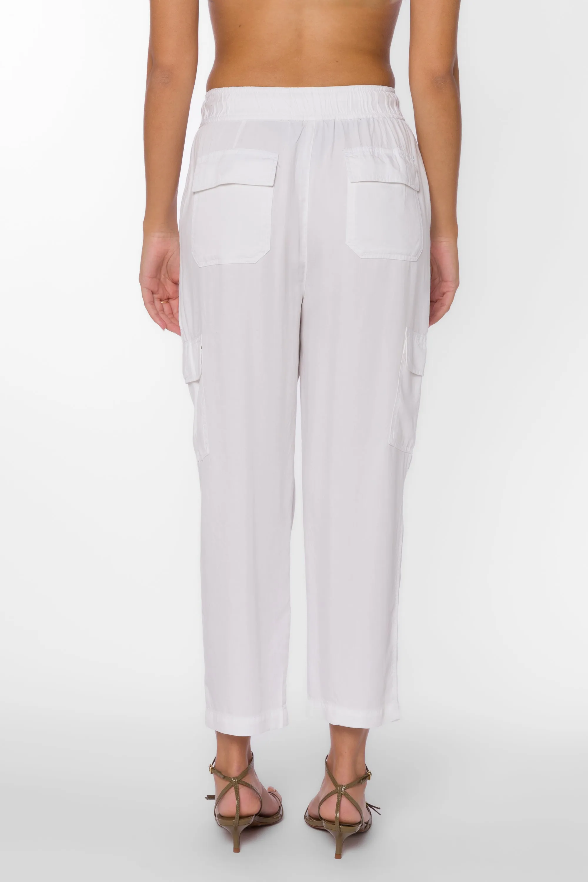 Lunay White Tencel™ Pants sold by Velvet Heart product image thumbnail 5