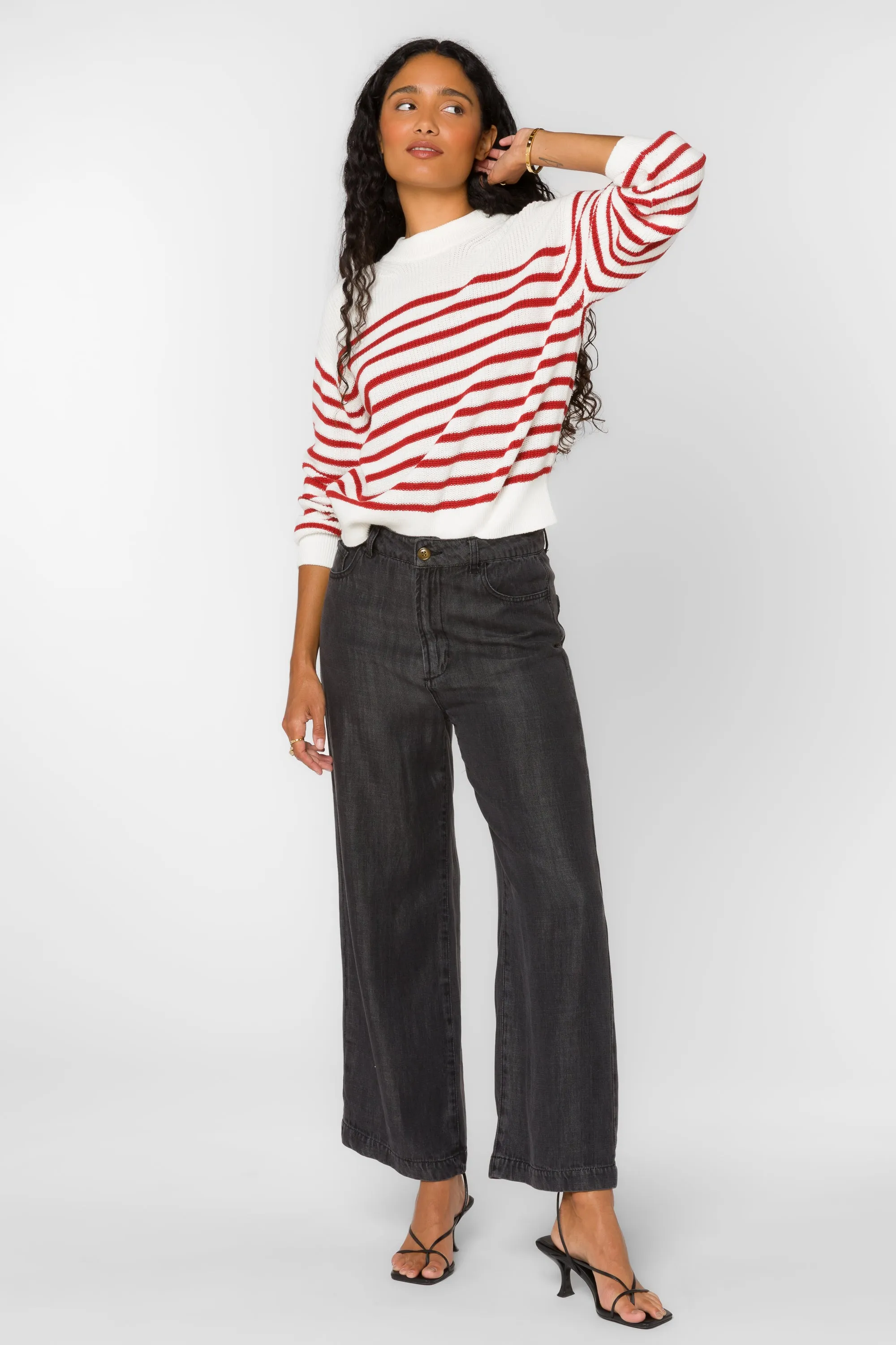 Margot Red Stripe Sweater sold by Velvet Heart product image thumbnail 2