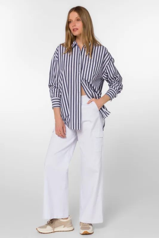 Bret Optic White Pants sold by Velvet Heart