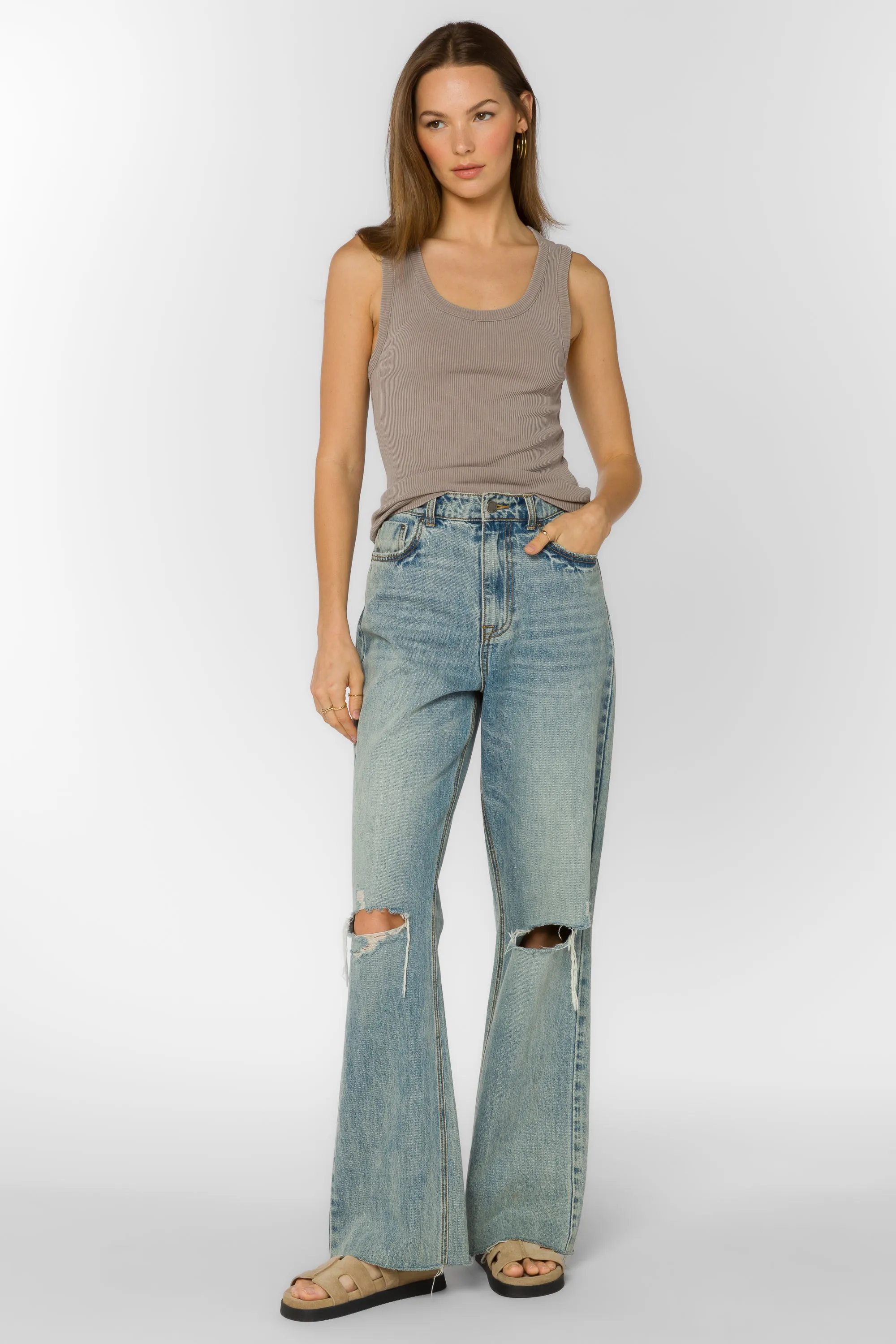 Larisa Storm Grey Tank sold by Velvet Heart product image thumbnail 2