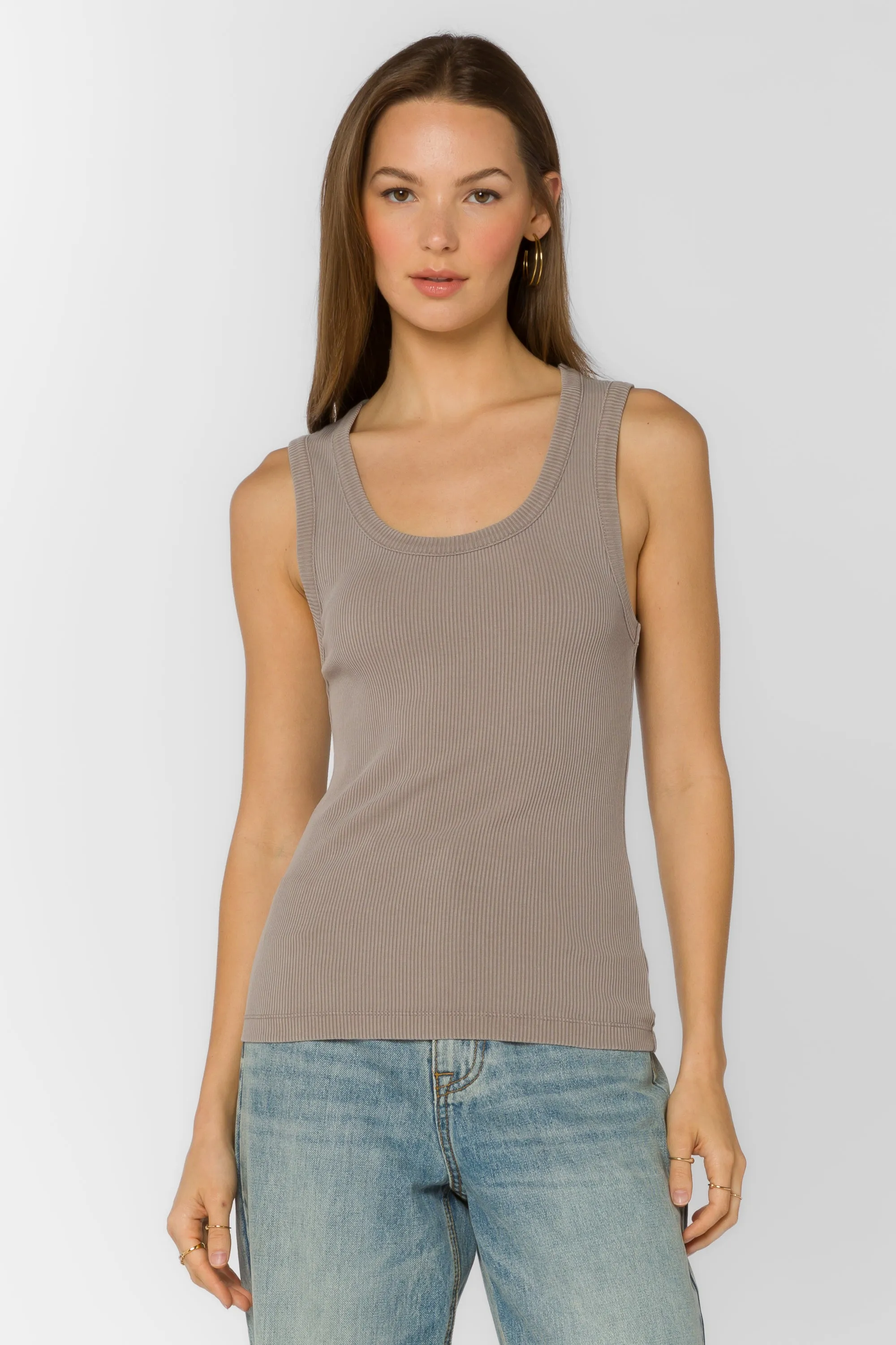 Larisa Storm Grey Tank sold by Velvet Heart product image thumbnail 3