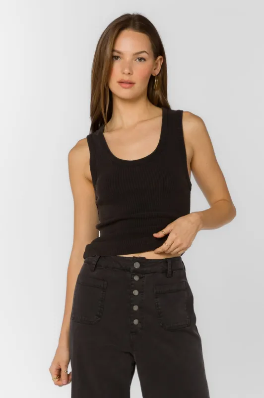 Larisa Black Tank made by Velvet Heart