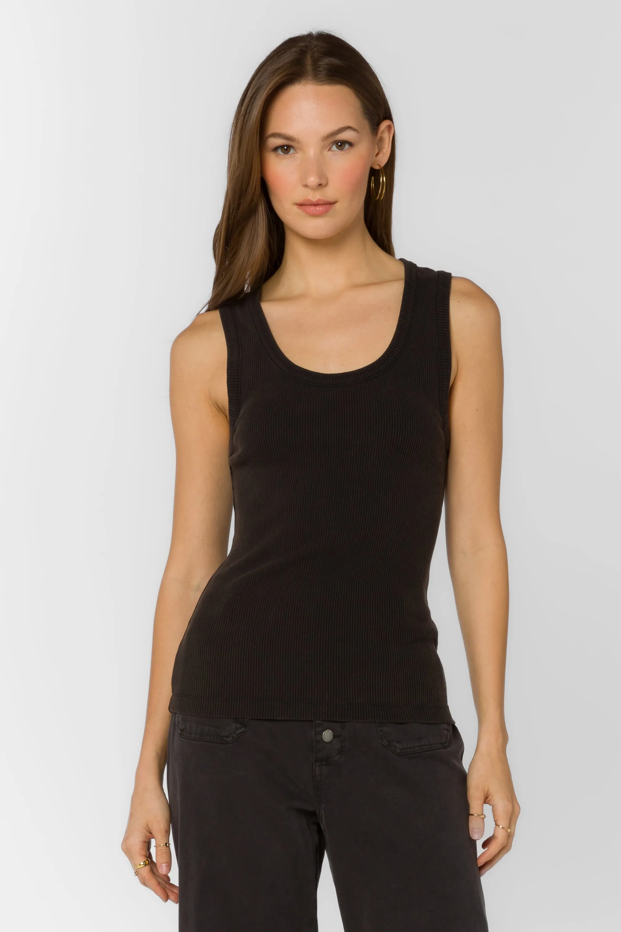 Larisa Black Tank sold by Velvet Heart product image thumbnail 3