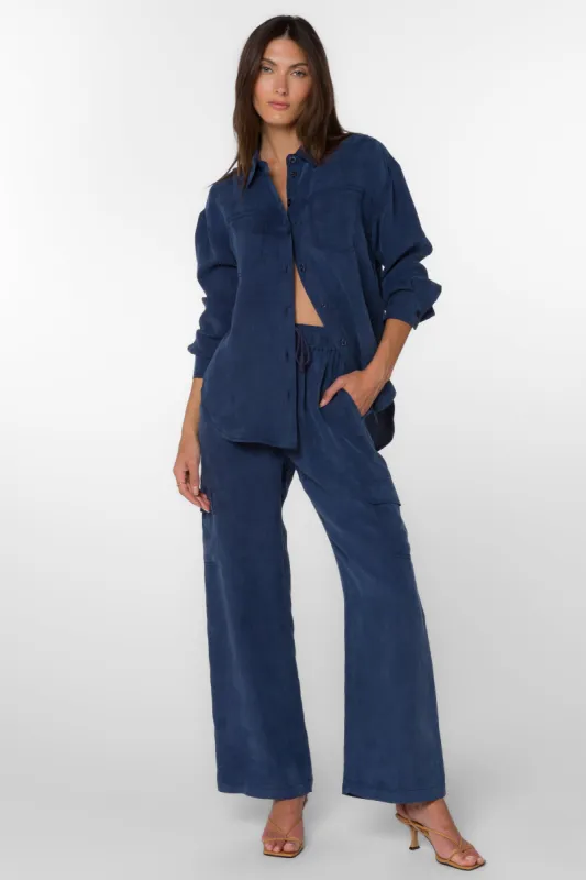 Lynlee Navy Pants sold by Velvet Heart