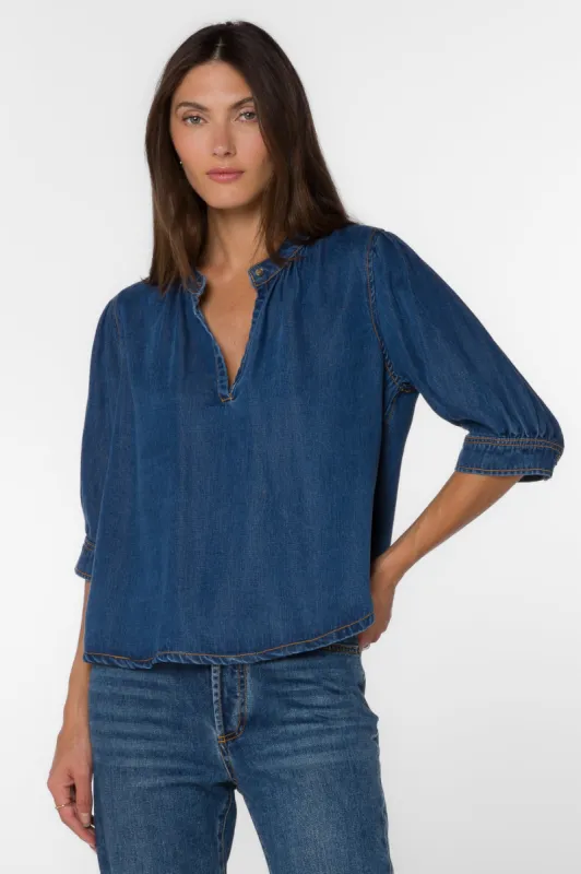 Almafi Vintage Havana Top sold by Velvet Heart