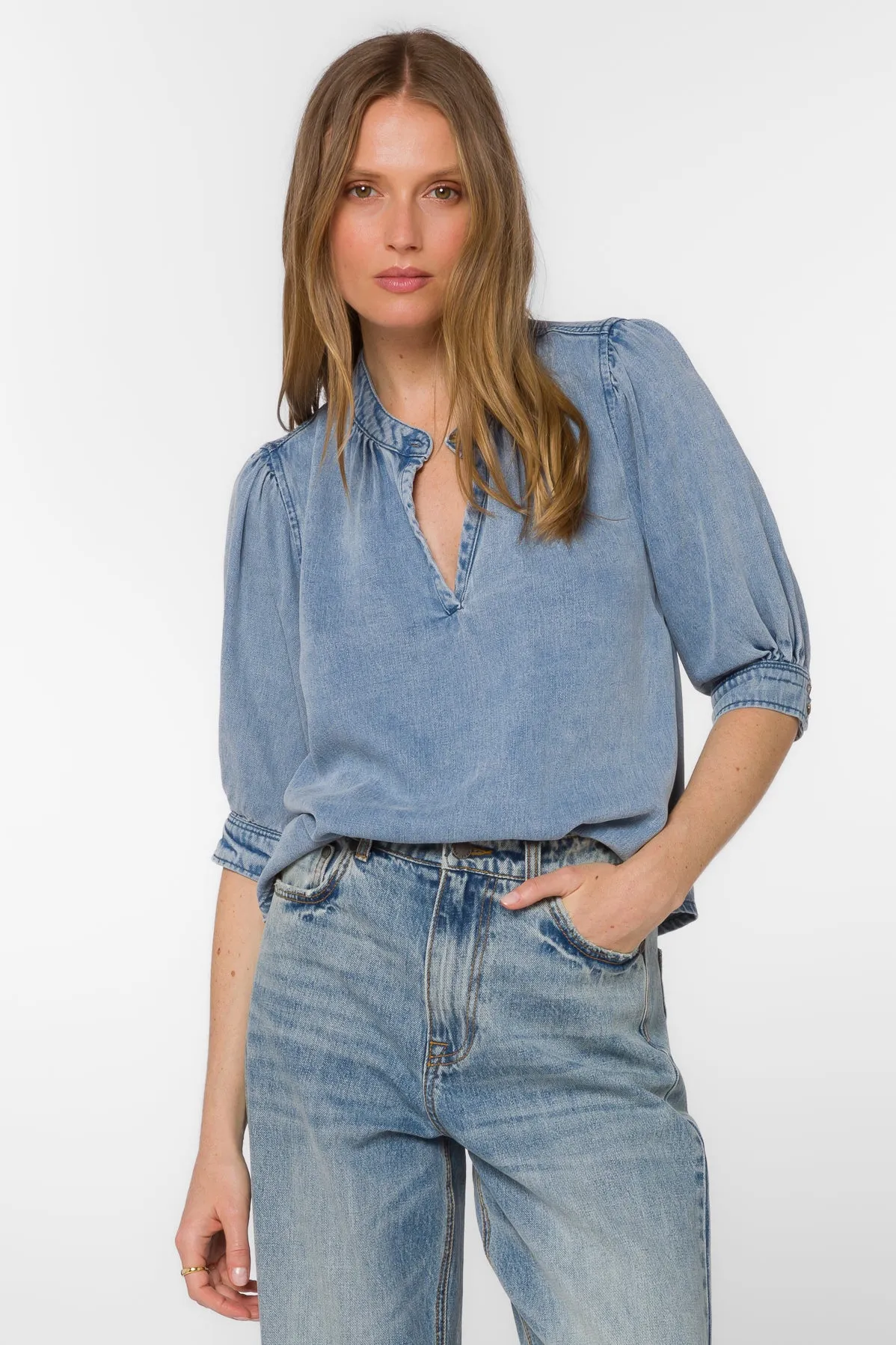 Almafi Light Skyfall Top sold by Velvet Heart