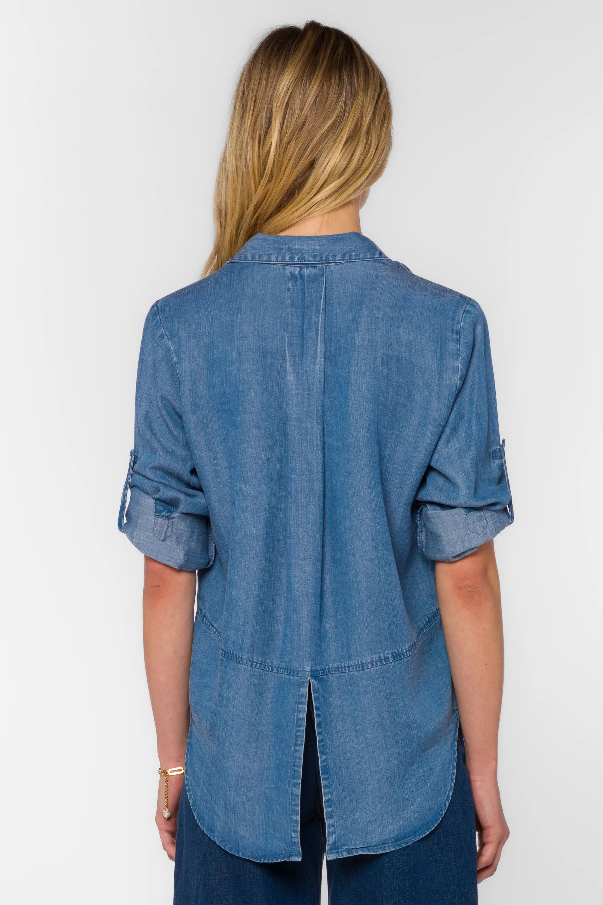Riley Grecian Blue Shirt sold by Velvet Heart product image thumbnail 4