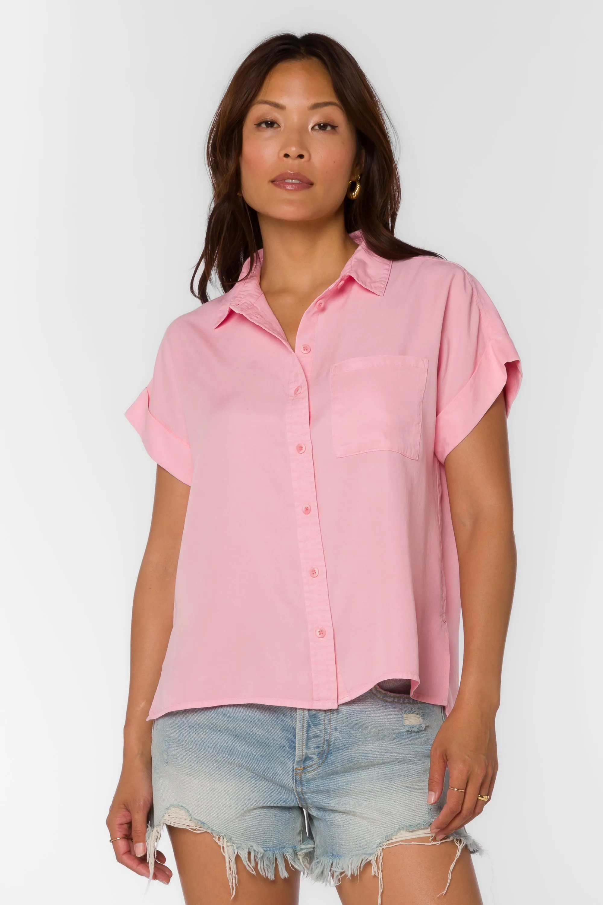 Edison Candy Pink Shirt sold by Velvet Heart product image thumbnail 3