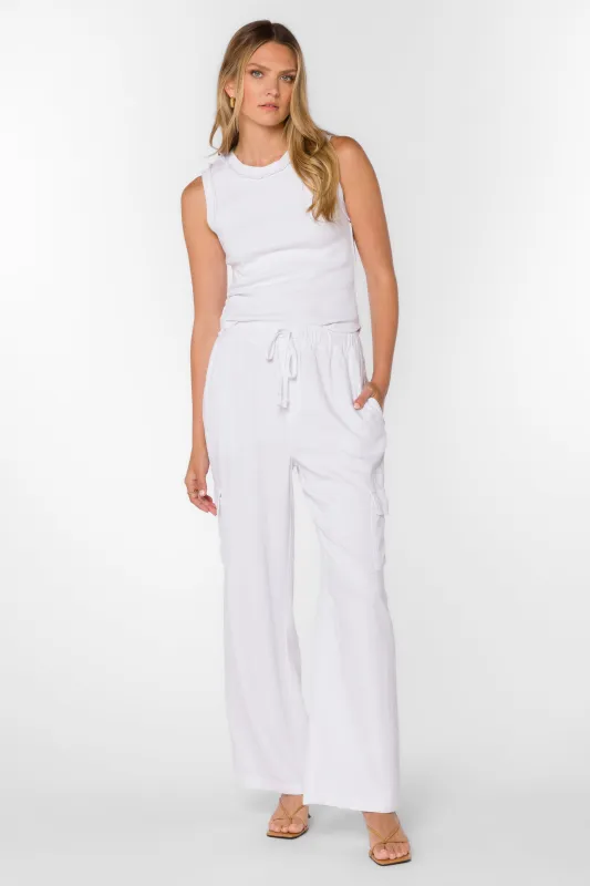 Lynlee Optic White Pants sold by Velvet Heart