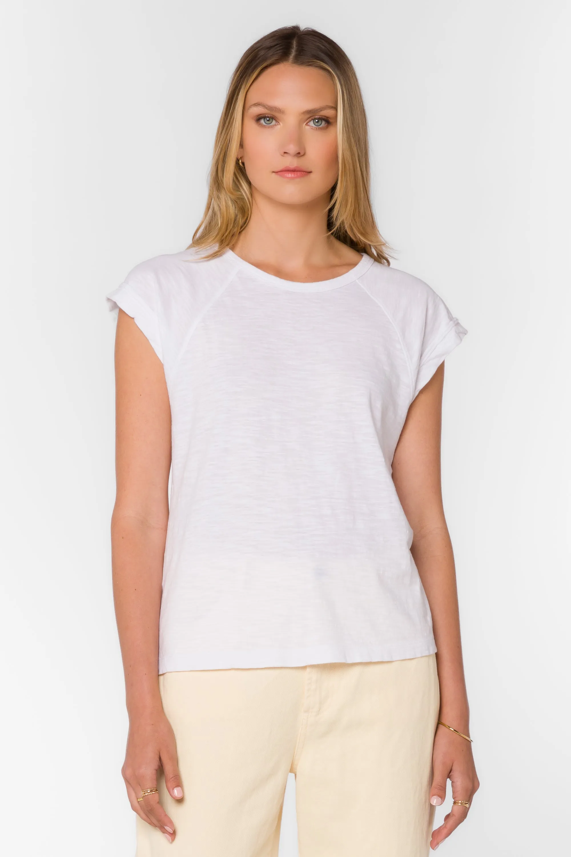 Vinny Optic White Tee sold by Velvet Heart product image thumbnail 3