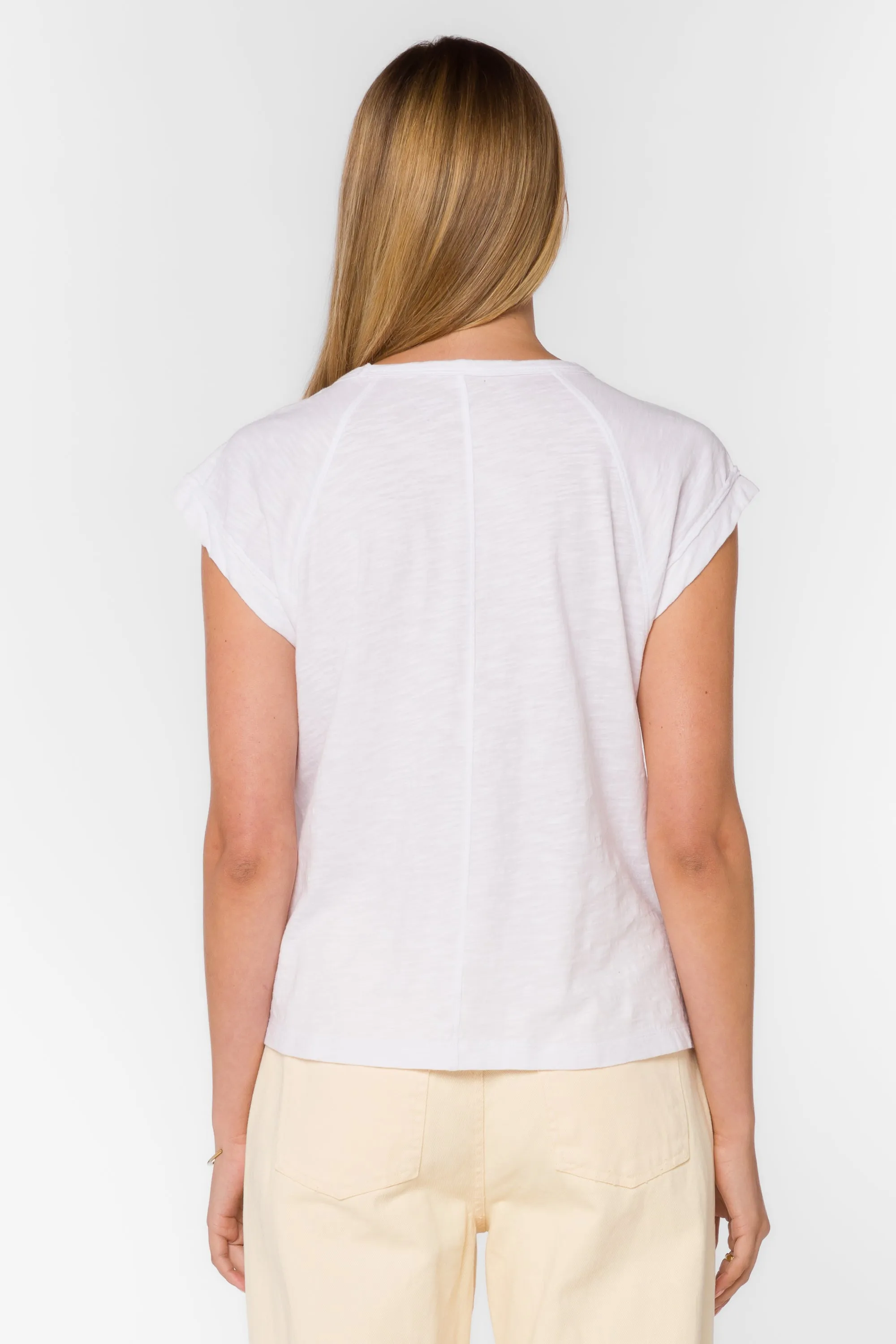 Vinny Optic White Tee sold by Velvet Heart product image thumbnail 4