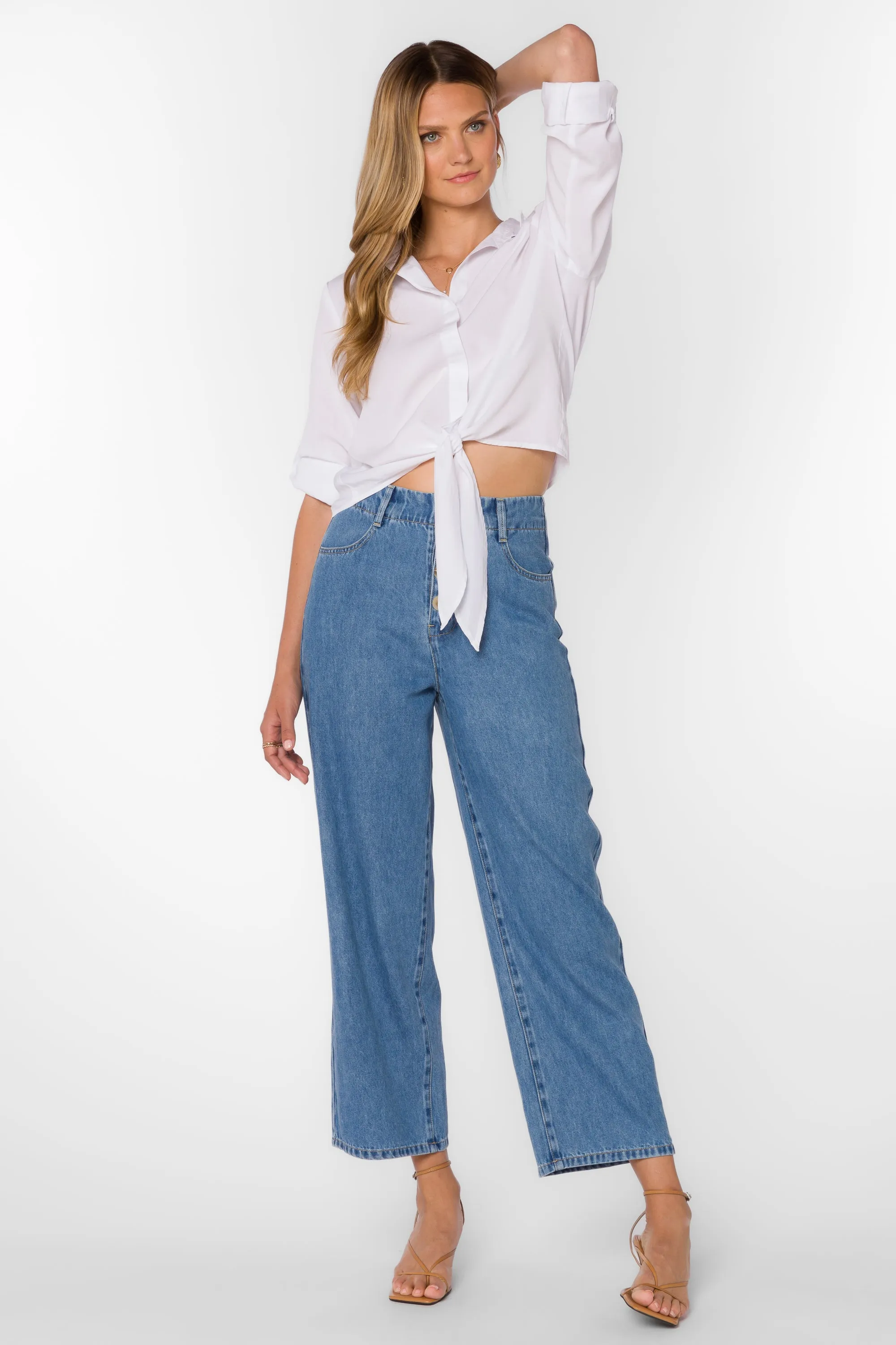 Solange Optic White Shirt sold by Velvet Heart product image thumbnail 2