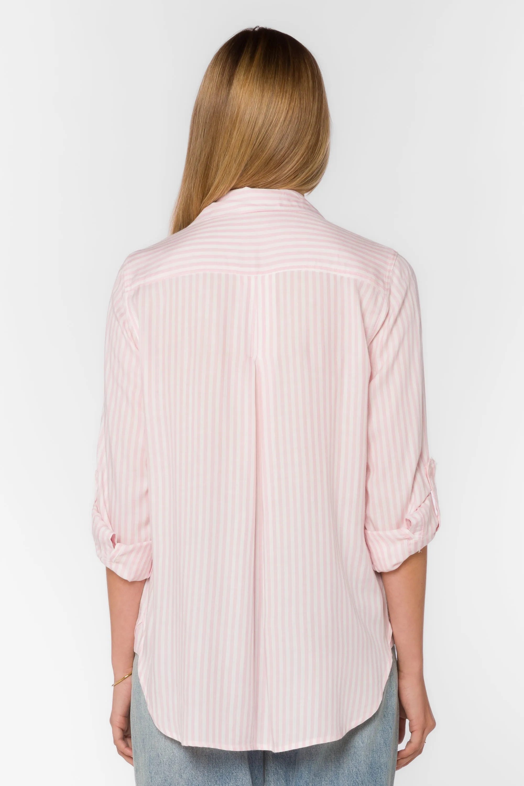 Elisa Pink Striped Shirt sold by Velvet Heart product image thumbnail 4