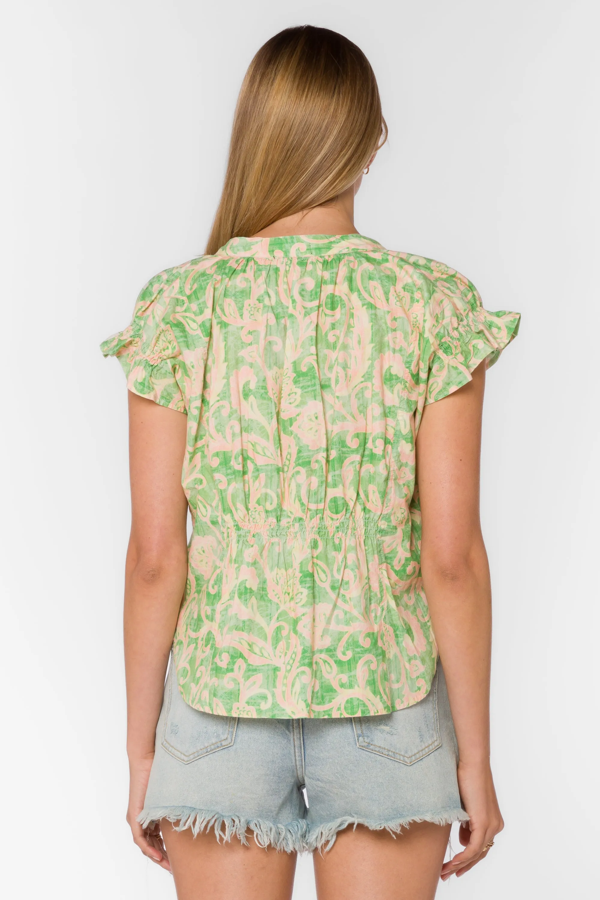 Avery Jacobean Floral Top sold by Velvet Heart product image thumbnail 4