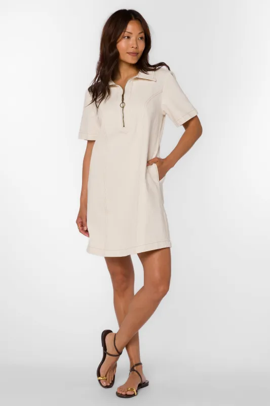 Lia Ecru Dress sold by Velvet Heart