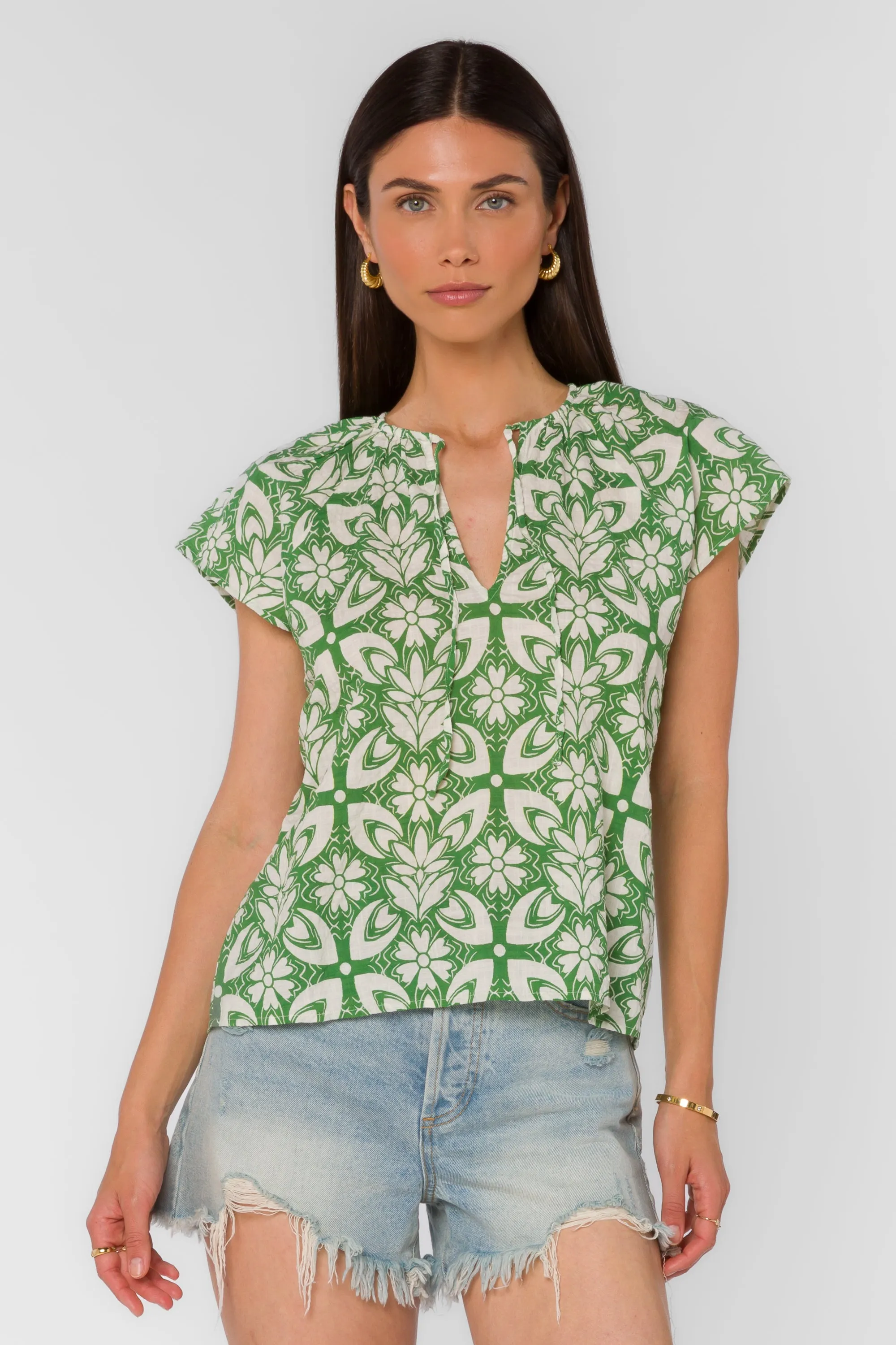 Indie Green Geo Top sold by Velvet Heart product image thumbnail 4