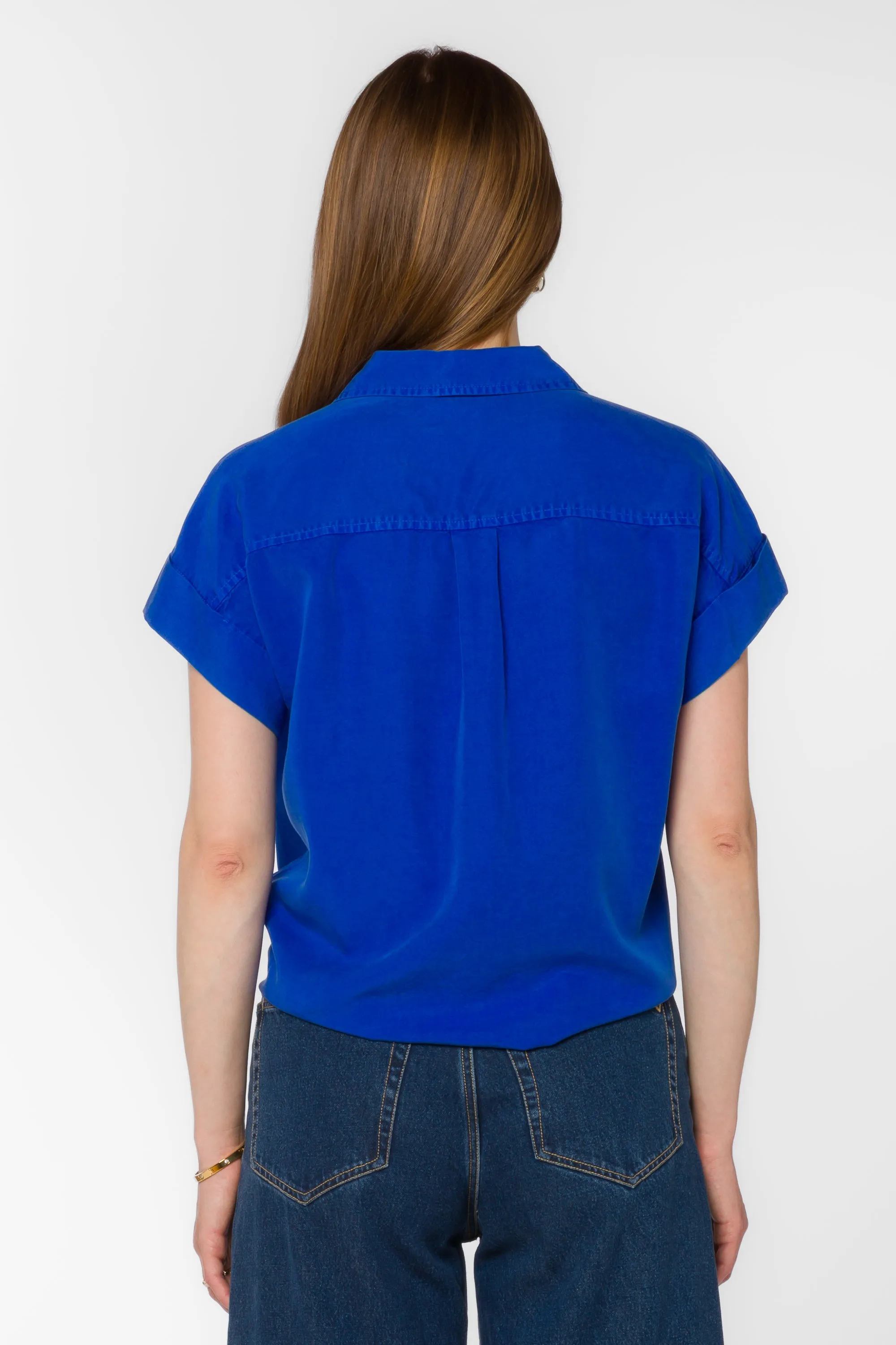 Zuria Marine Blue Shirt sold by Velvet Heart product image thumbnail 4