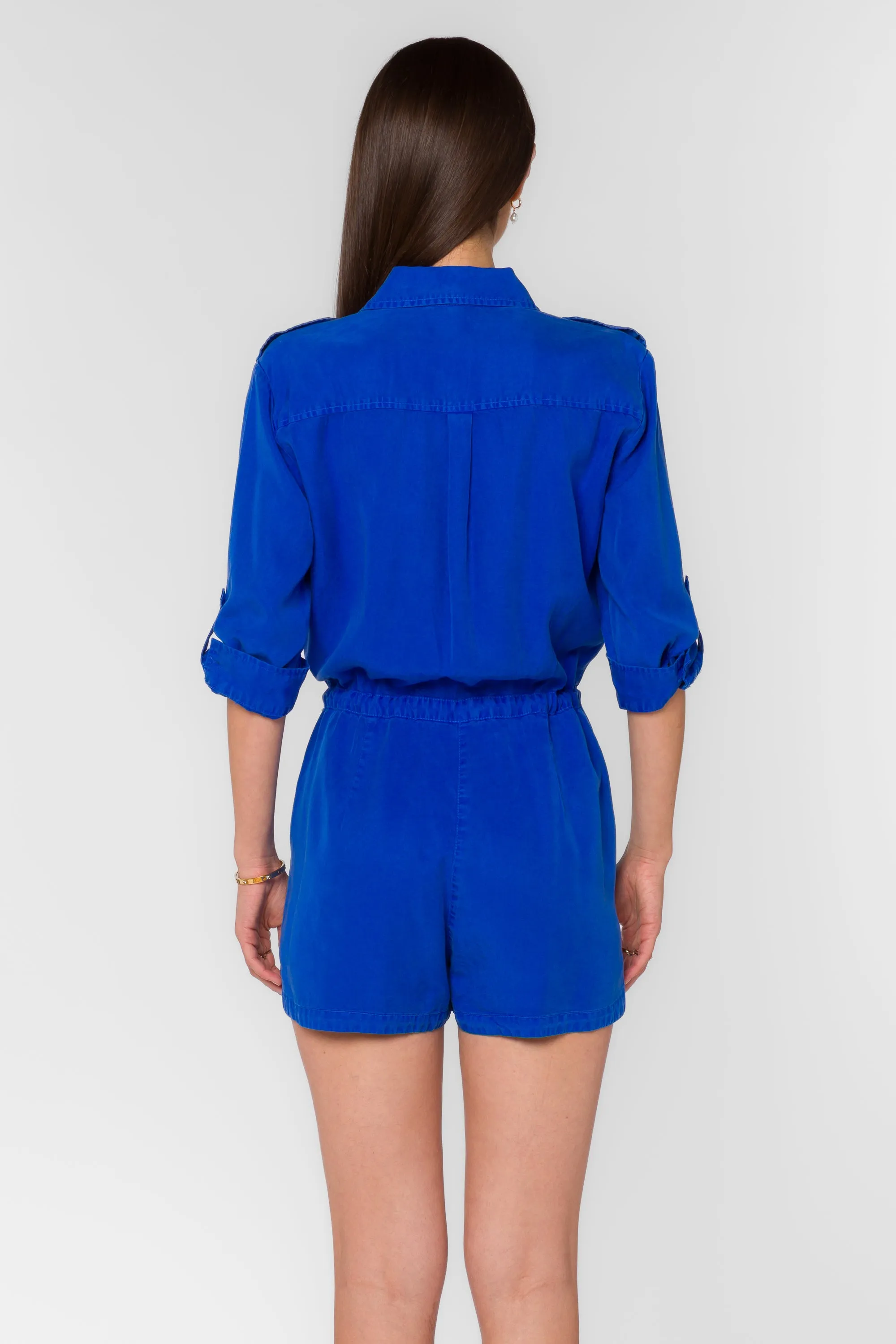 Luba Marine Blue Romper sold by Velvet Heart product image thumbnail 3