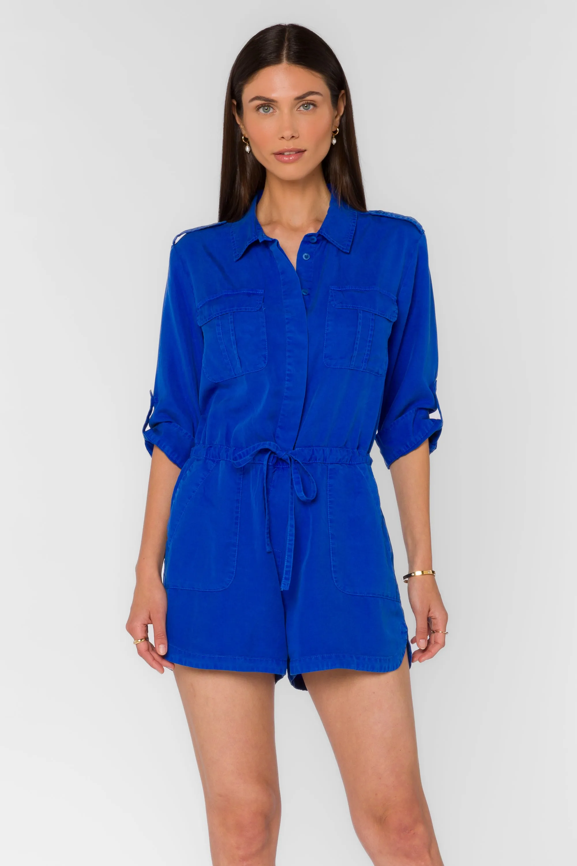 Luba Marine Blue Romper sold by Velvet Heart product image thumbnail 2
