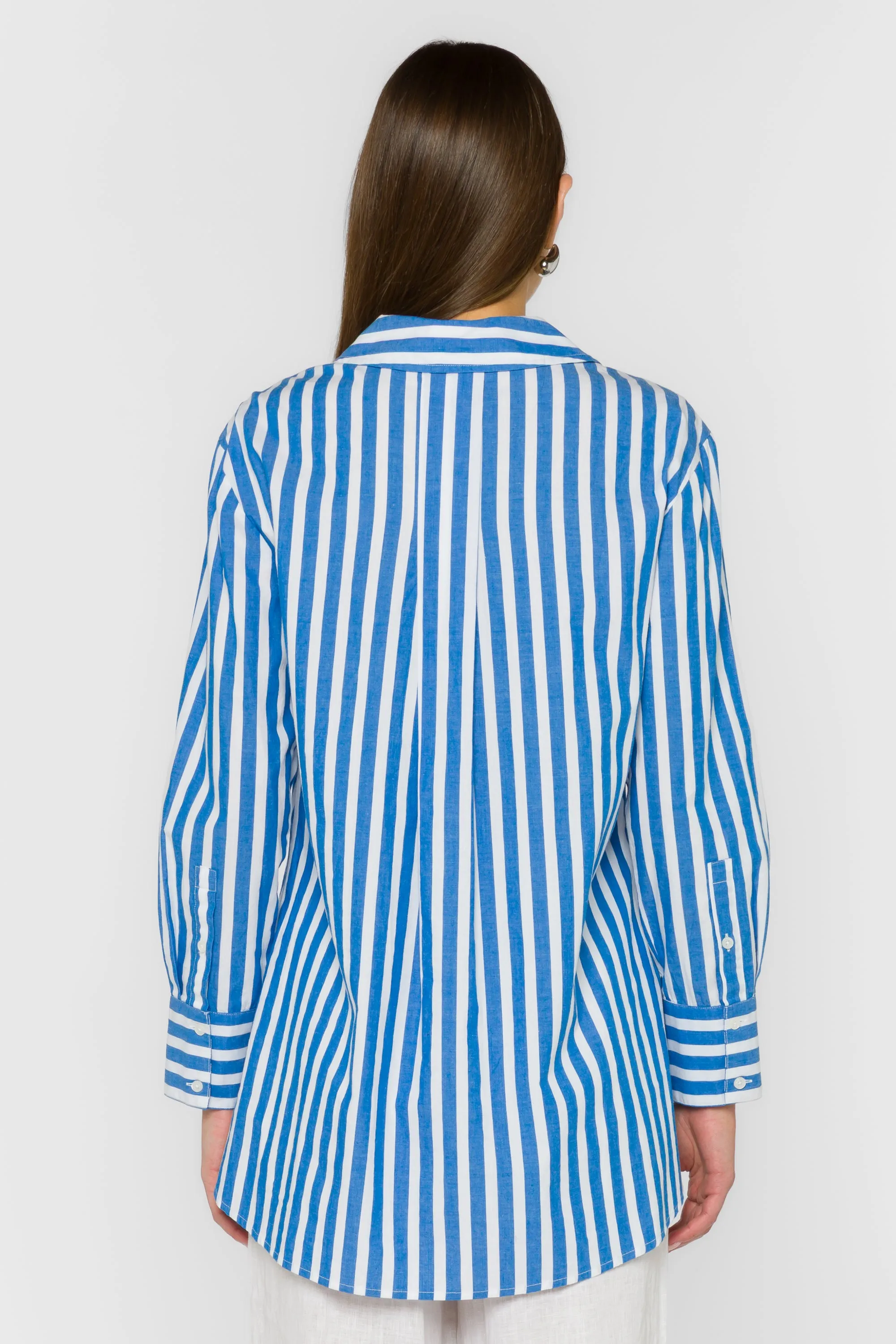 Westerly Blue White Stripe Shirt sold by Velvet Heart product image thumbnail 5