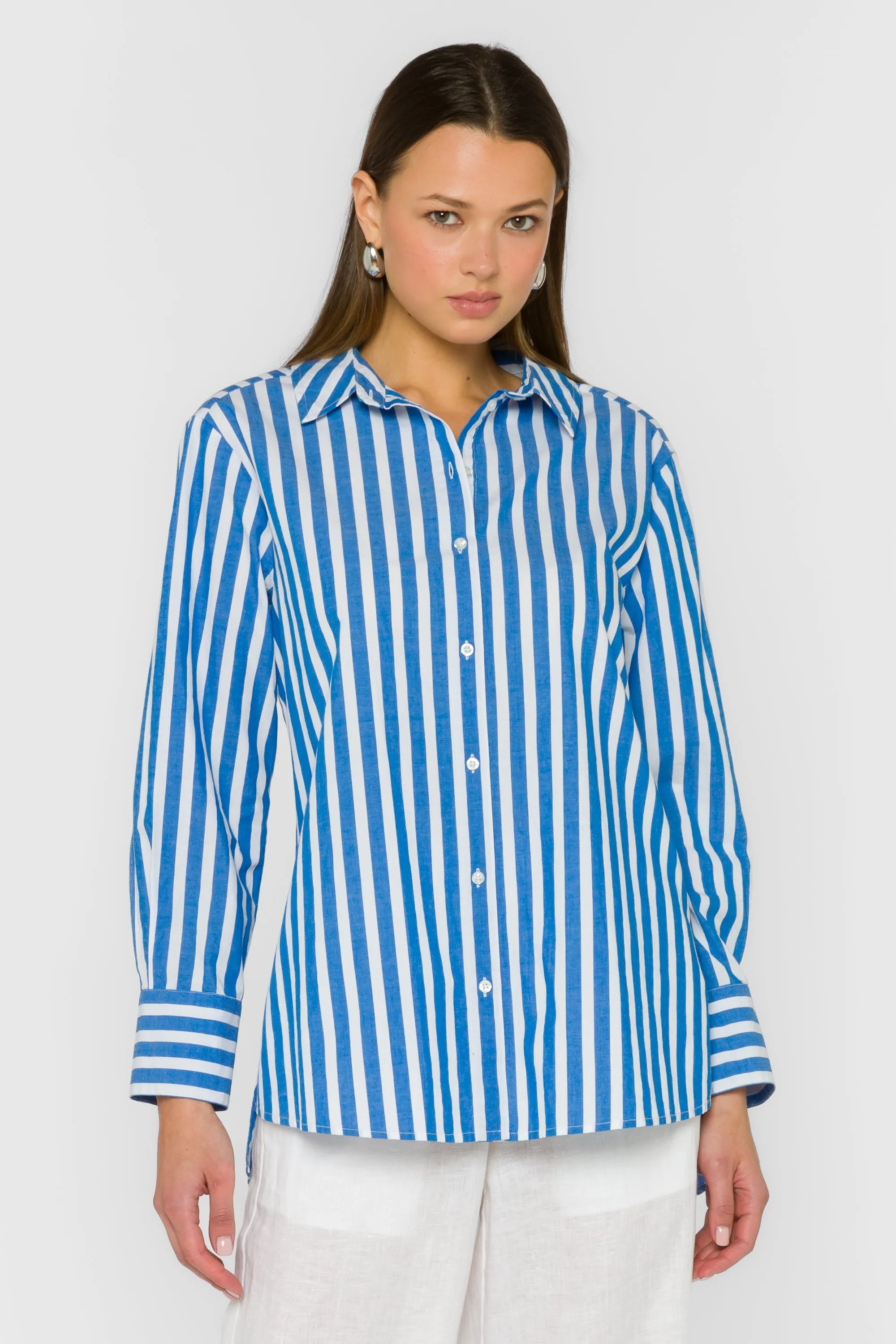 Westerly Blue White Stripe Shirt sold by Velvet Heart product image thumbnail 4
