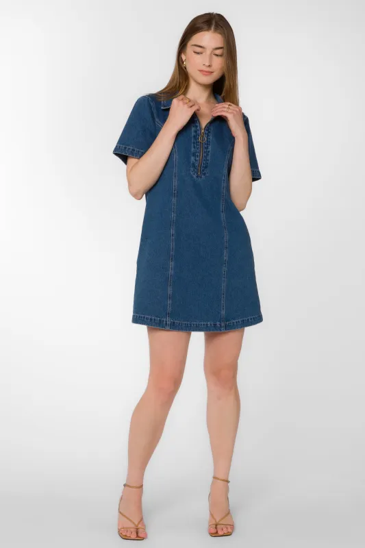 Lia River Blue Dress sold by Velvet Heart