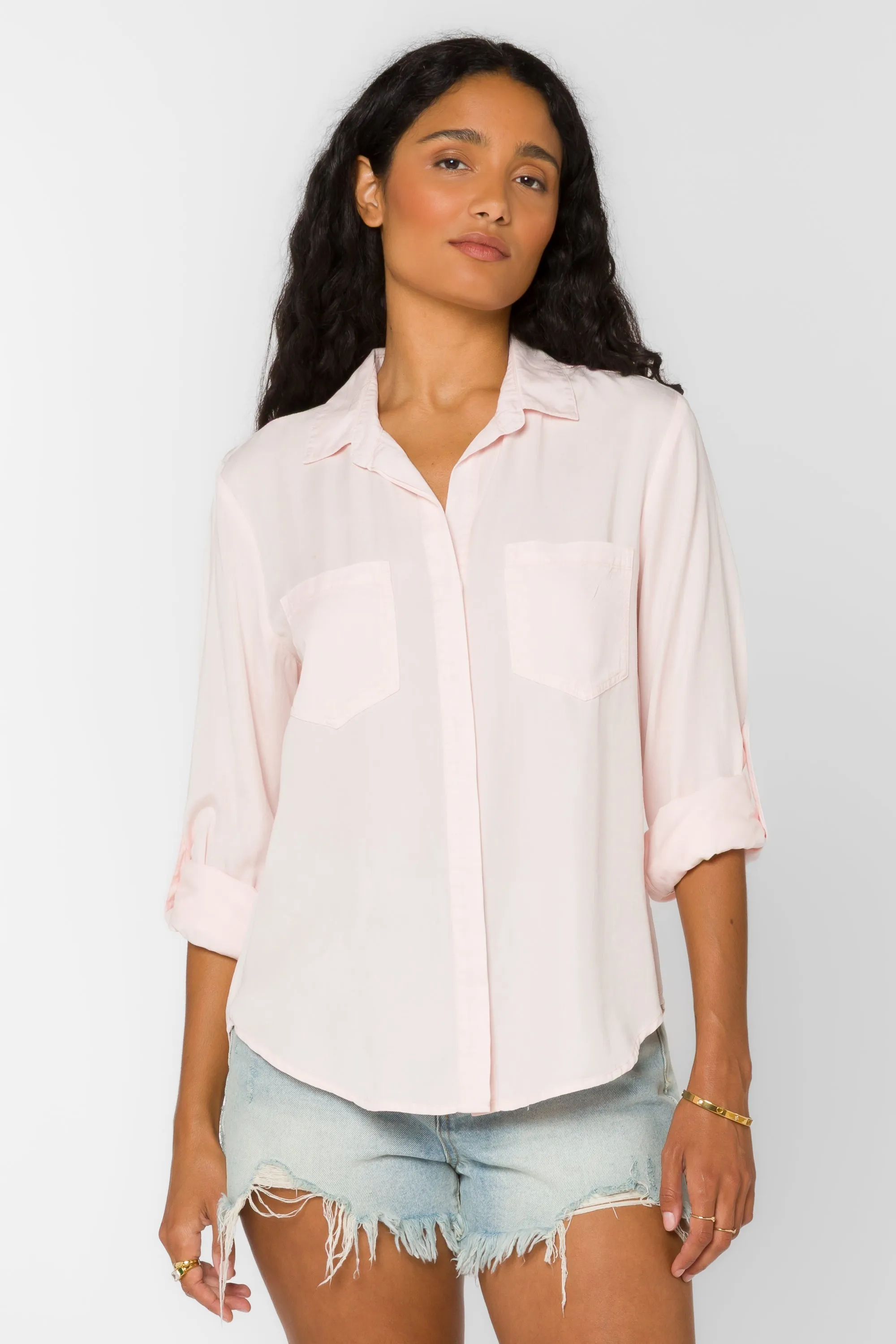 Riley Pink Mist Shirt sold by Velvet Heart product image thumbnail 3