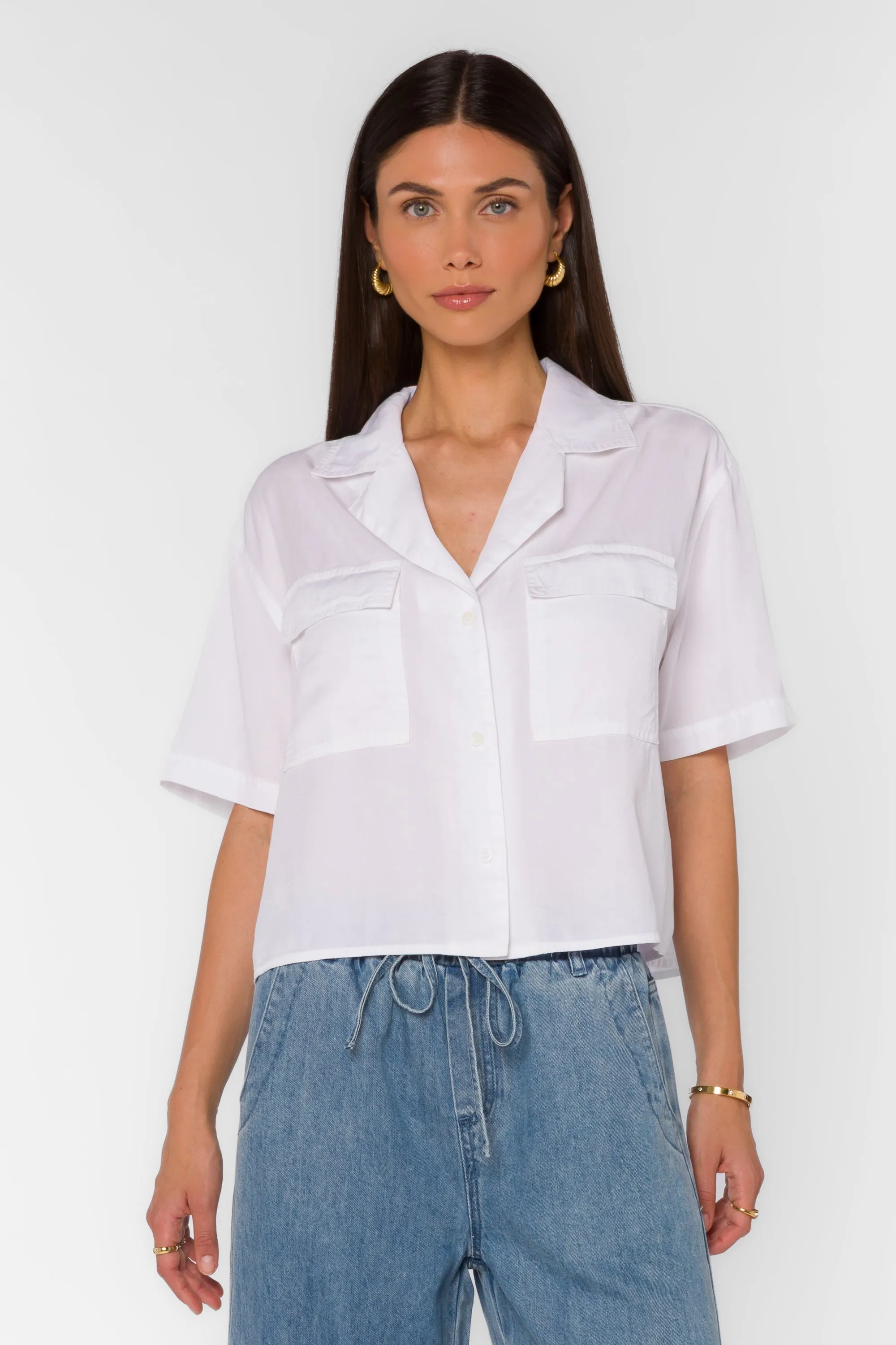 Lenora Optic White Shirt sold by Velvet Heart product image thumbnail 4