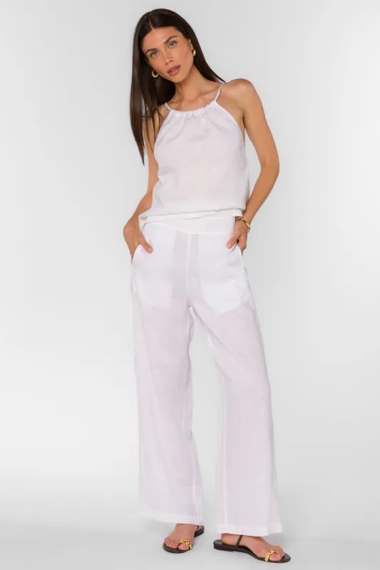 Kaelin Optic White Pants sold by Velvet Heart