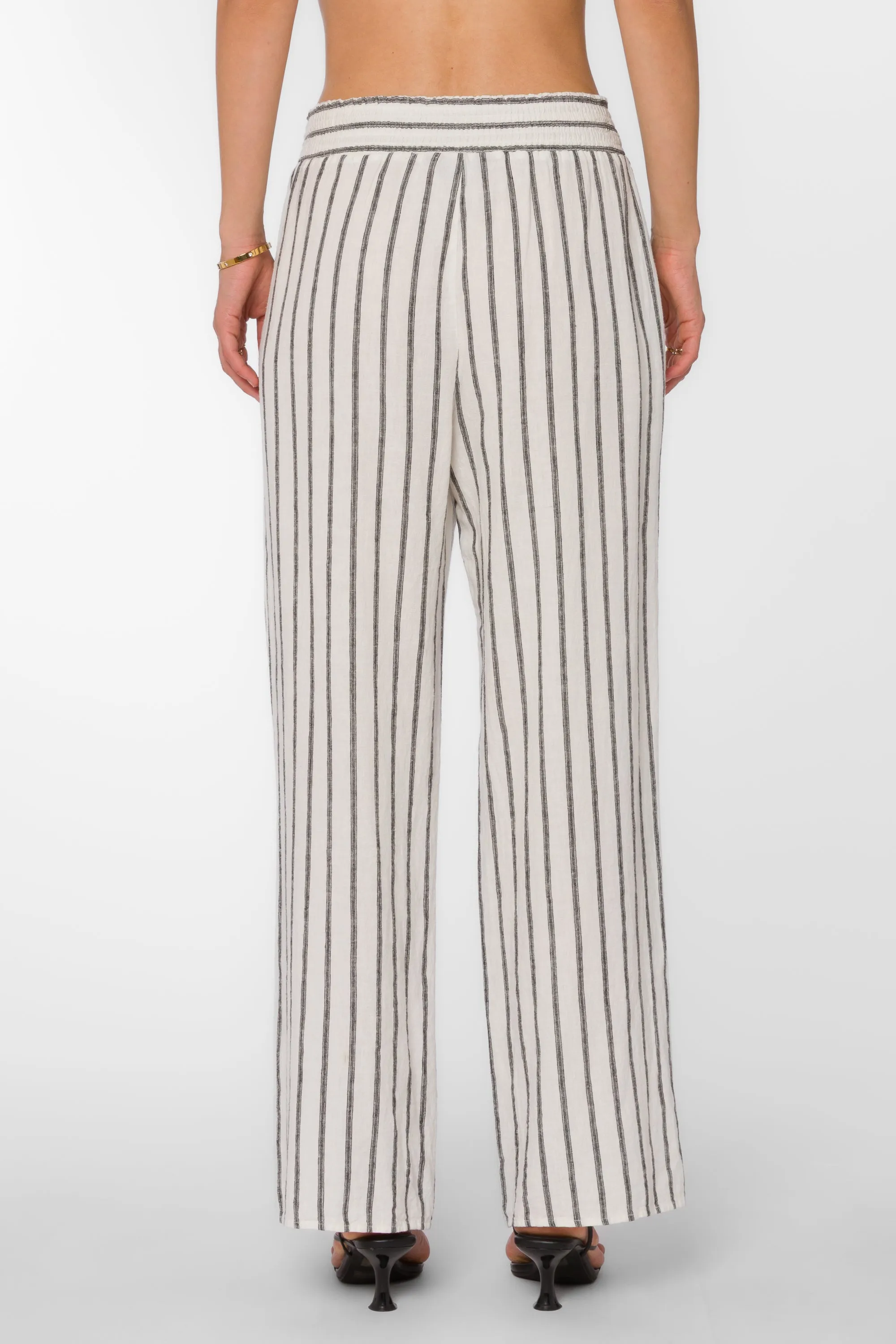 Morelia Black Stripe Pants sold by Velvet Heart product image thumbnail 3