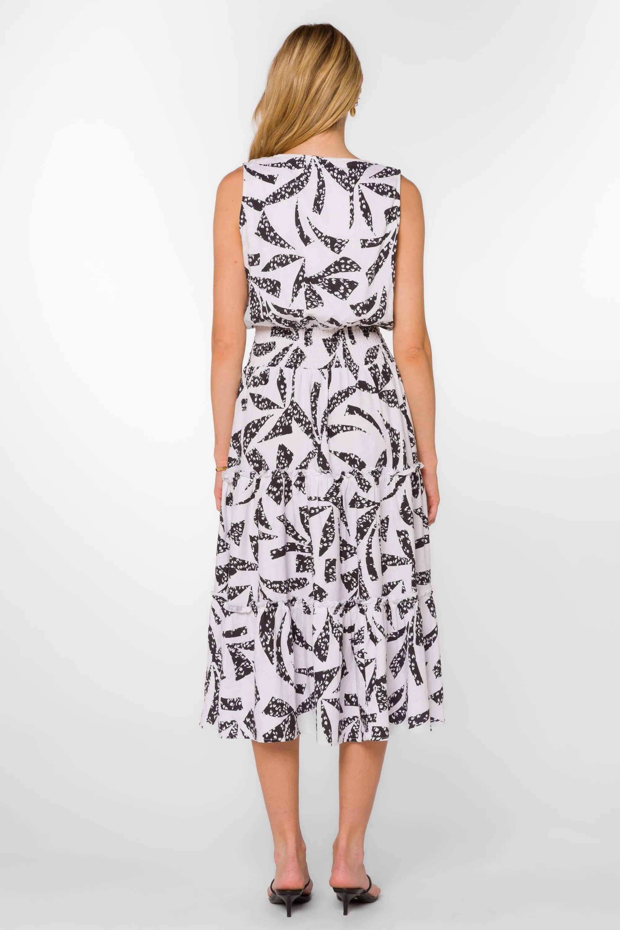 Lorenza Black White Dress sold by Velvet Heart product image thumbnail 3