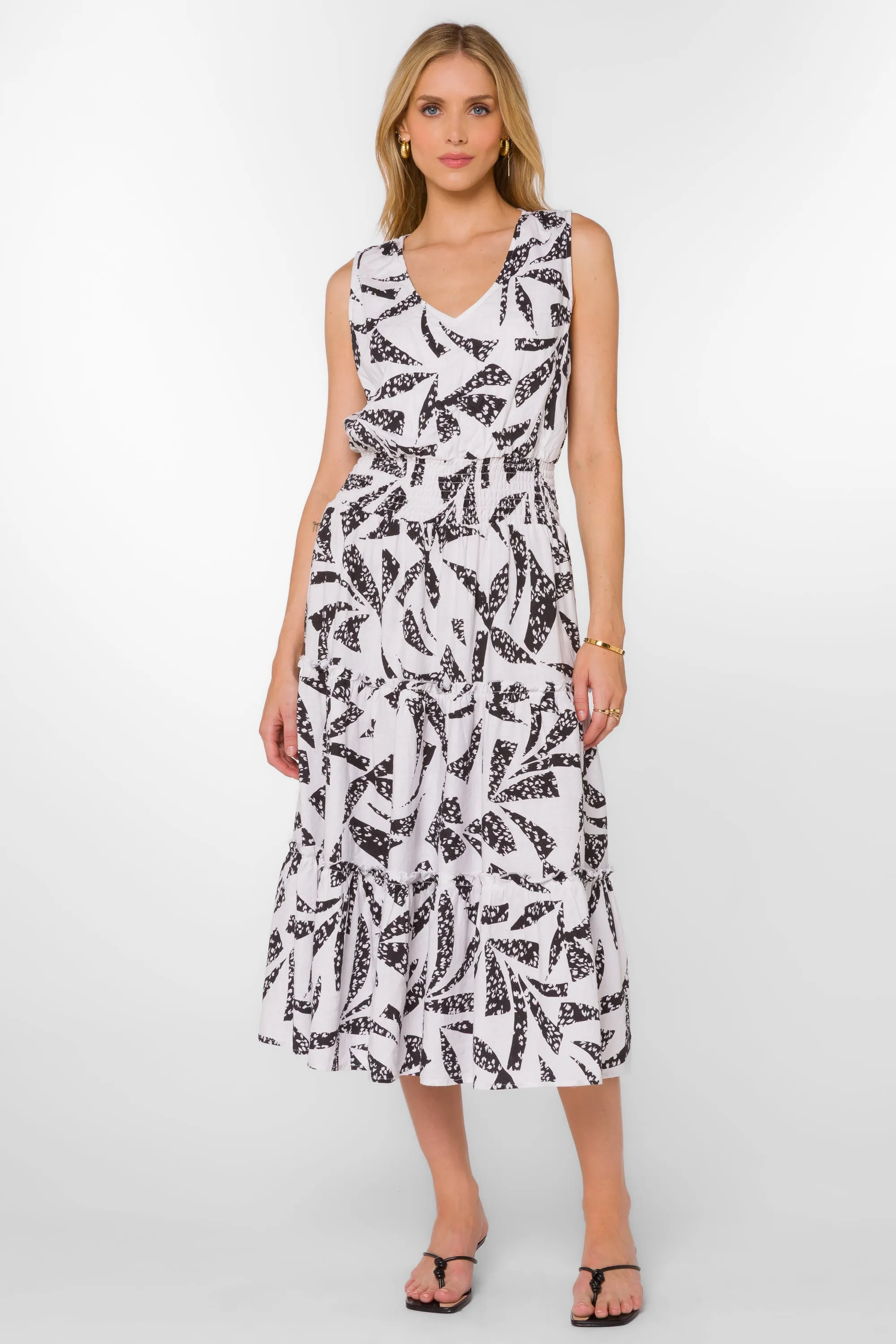 Lorenza Black White Dress sold by Velvet Heart product image thumbnail 2