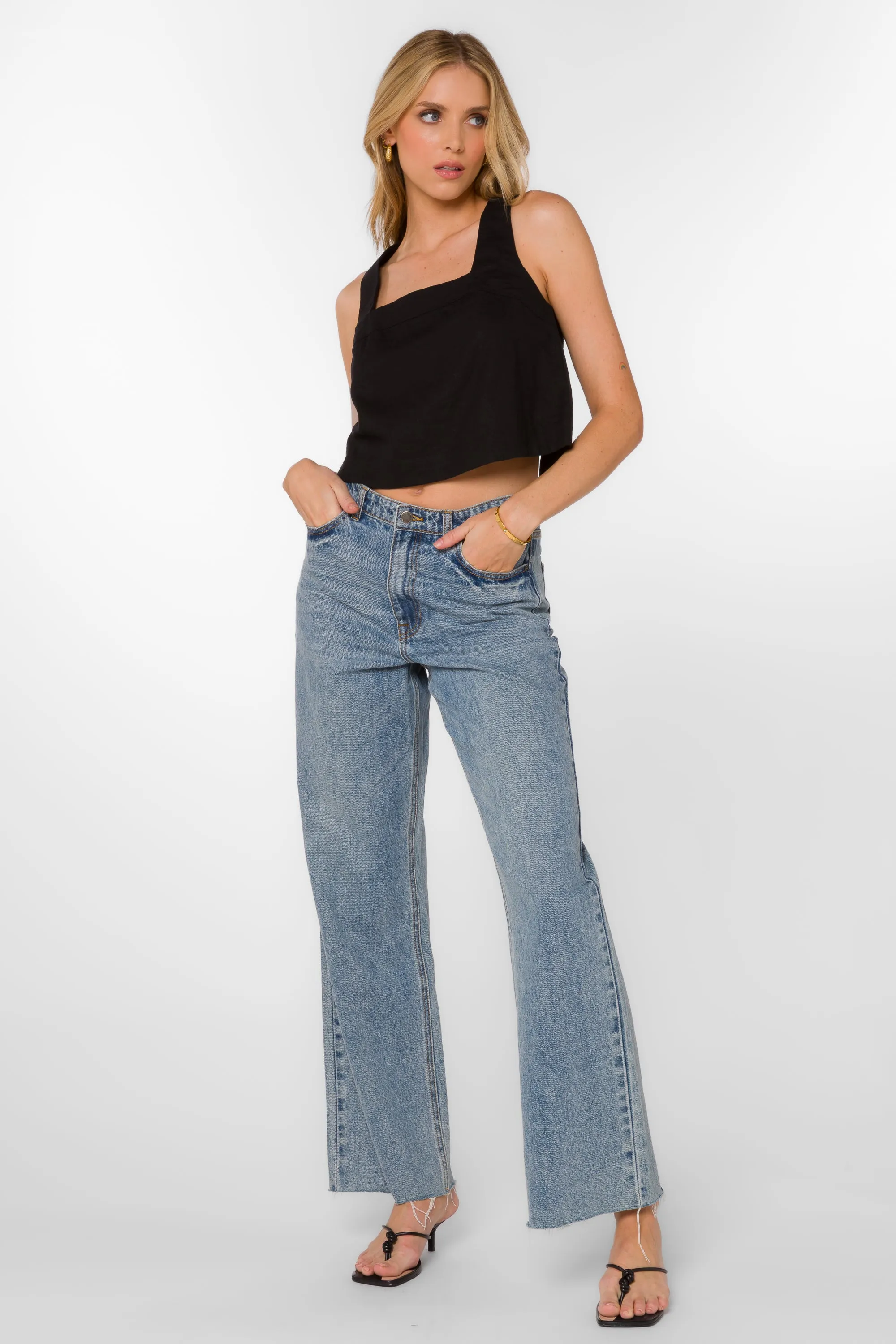 Saima Black Top sold by Velvet Heart product image thumbnail 2