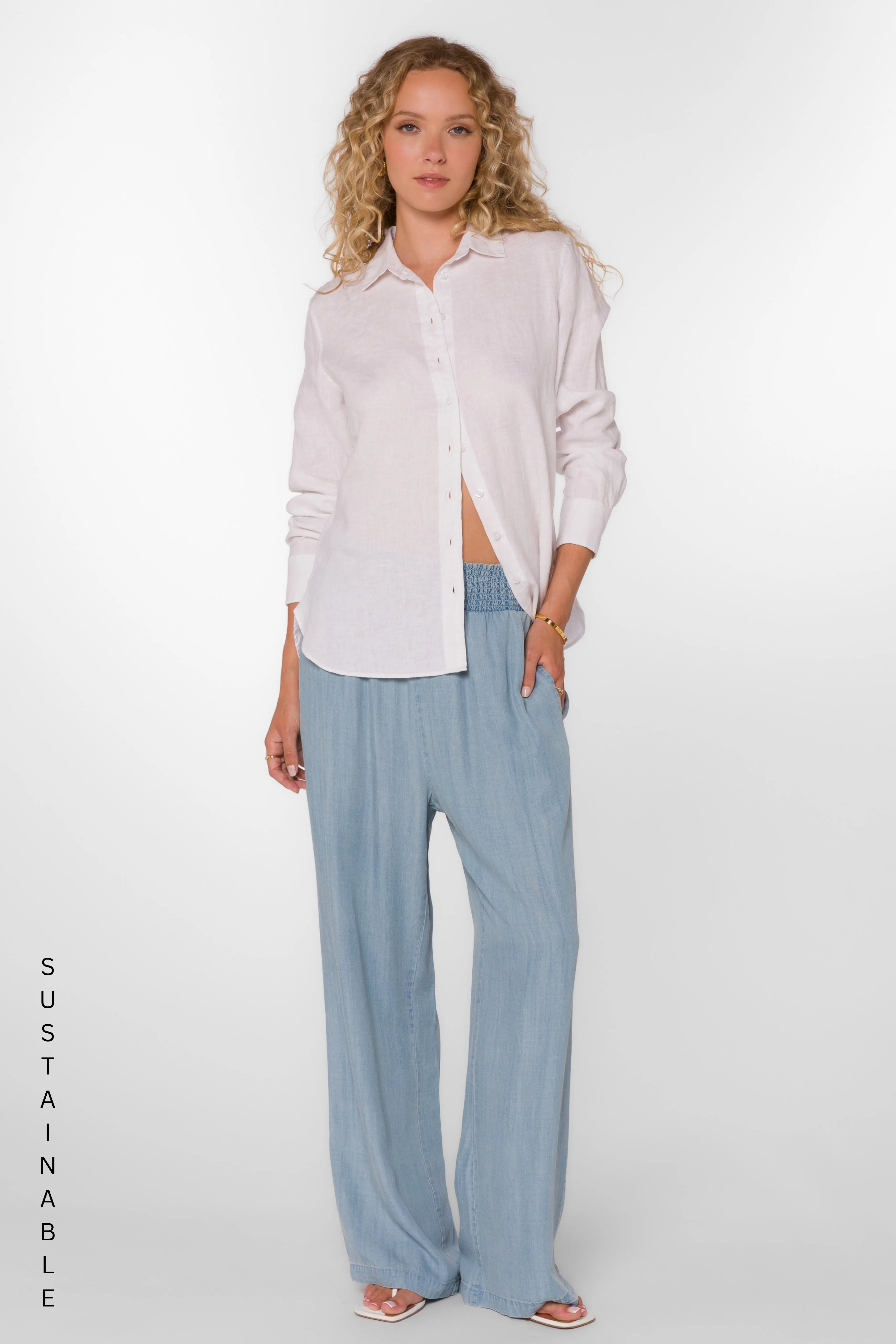 Morelia Classic Indigo Pants sold by Velvet Heart