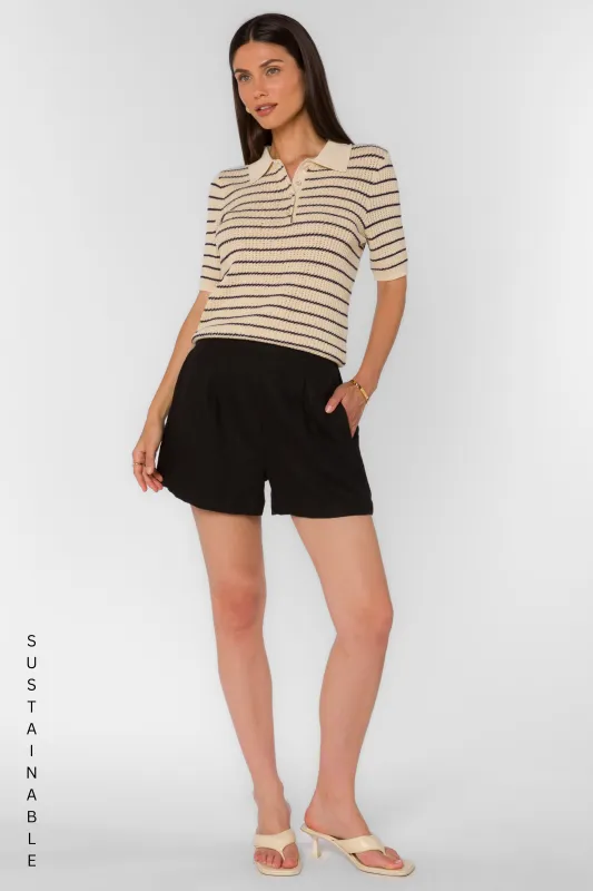 Fedra Black Shorts sold by Velvet Heart