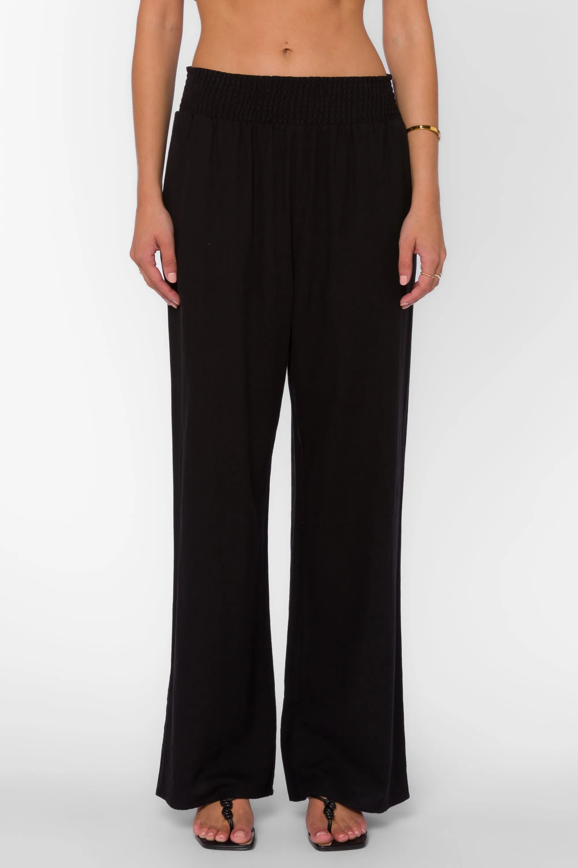 Morelia Black Linen Pants sold by Velvet Heart product image thumbnail 2